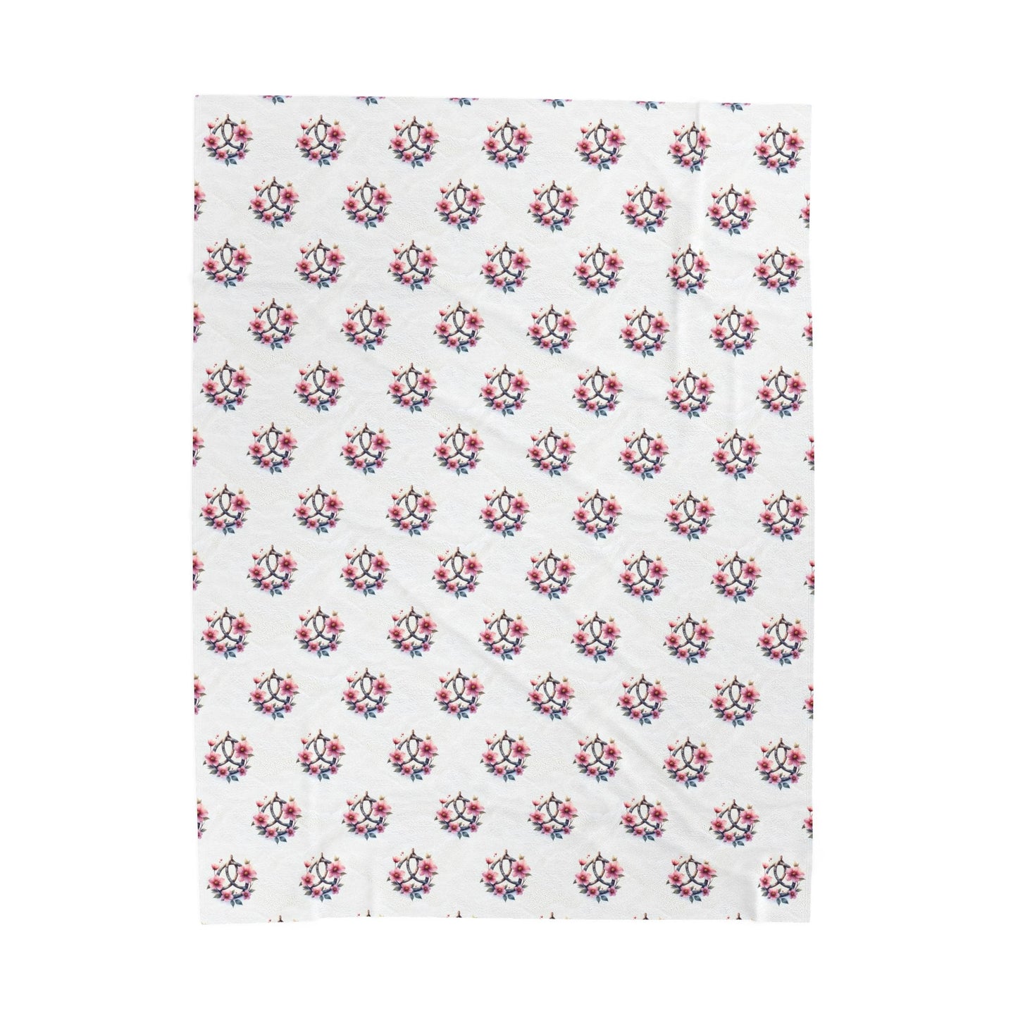 Celtic Knot Floral Velveteen Plush Blanket | Cozy Floral Throw, Soft Home Decor, Perfect for Gifts, Cozy Nights, Warm Decor - Celtic Scents