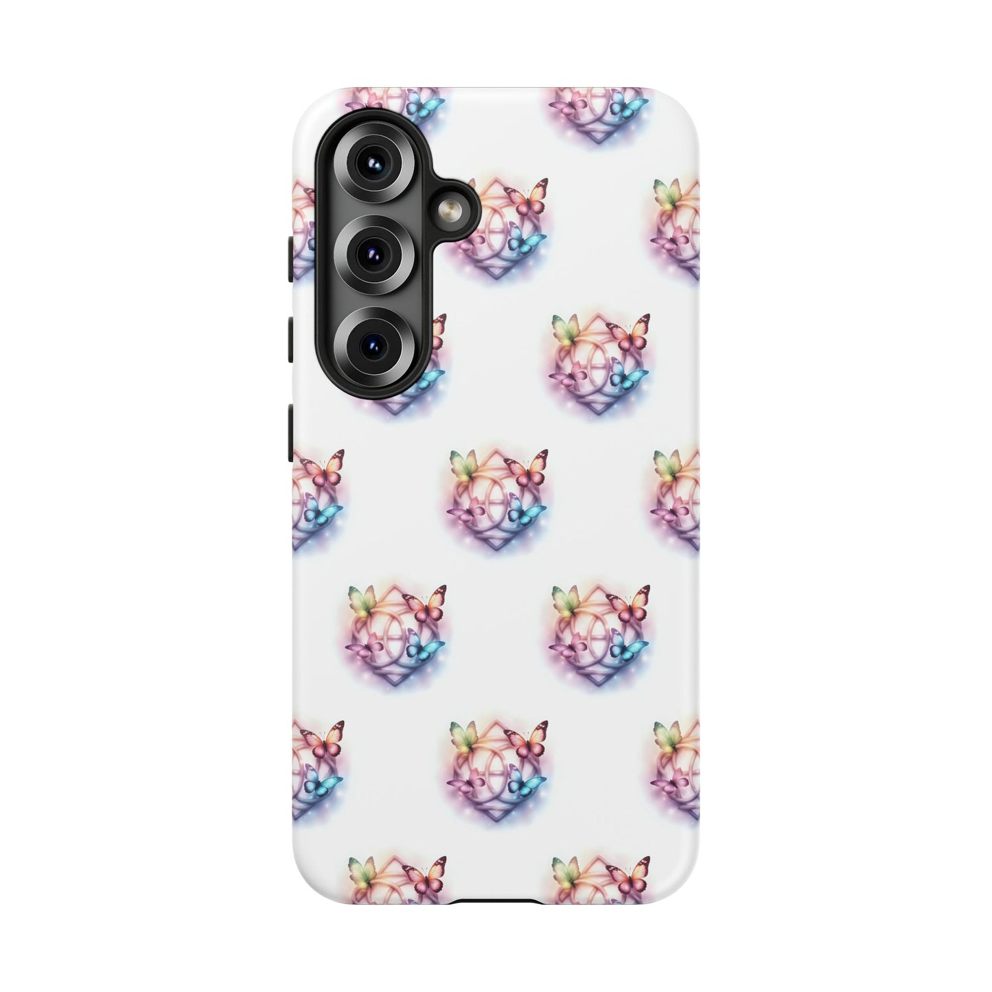 Colorful Butterflies Phone Case, Tough Cases, Cute Butterfly Lover Gift, Trendy Phone Cover, Nature Print Case