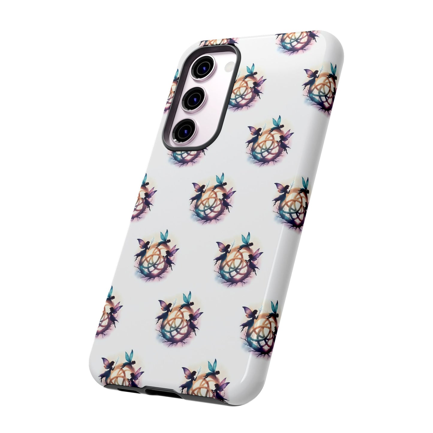 Tough Cases - Celtic Fairies Phone Case, Colorful Phone Cover, Fairy Lover Gift, Trendy Smartphone Accessory