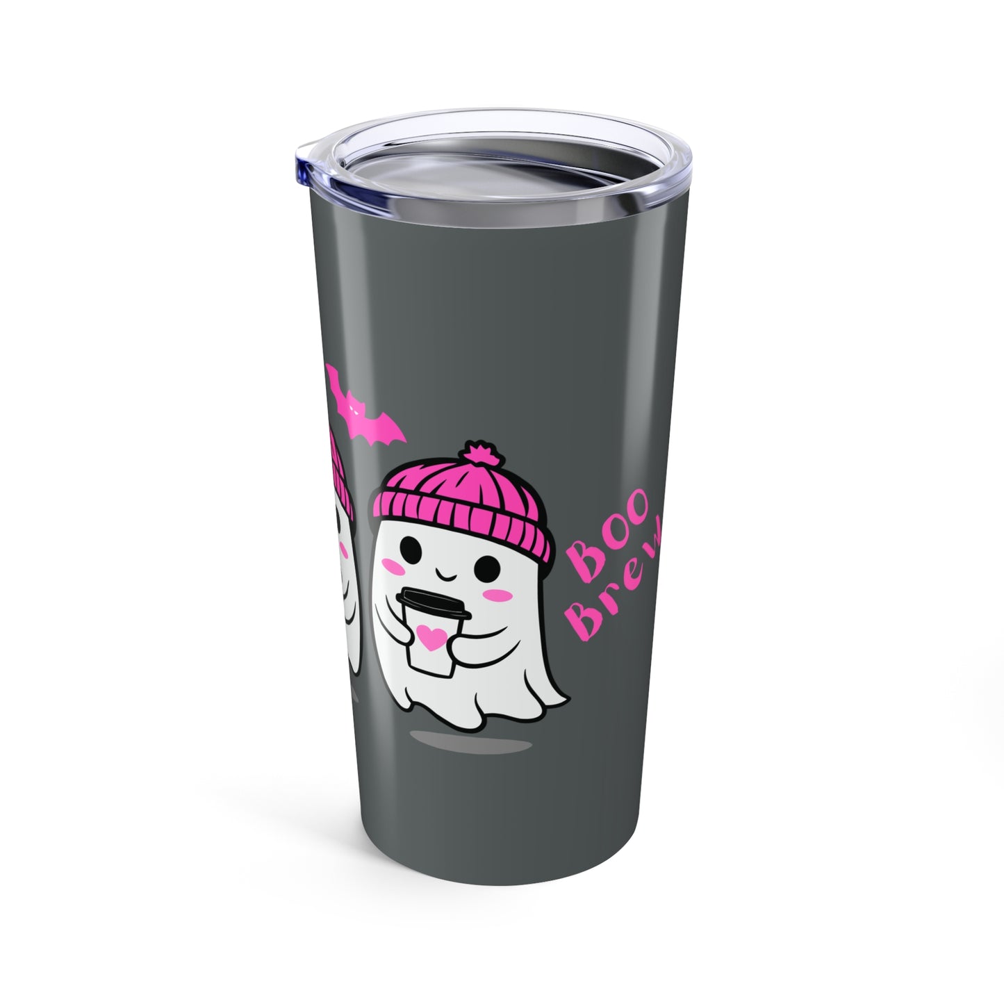 Cute Ghosts Halloween Tumbler 20oz, Travel Mug, Party Gift, Coffee Cup, Boo Brew Design, Fall Decor, Trick or Treat Drinkware - Celtic Scents