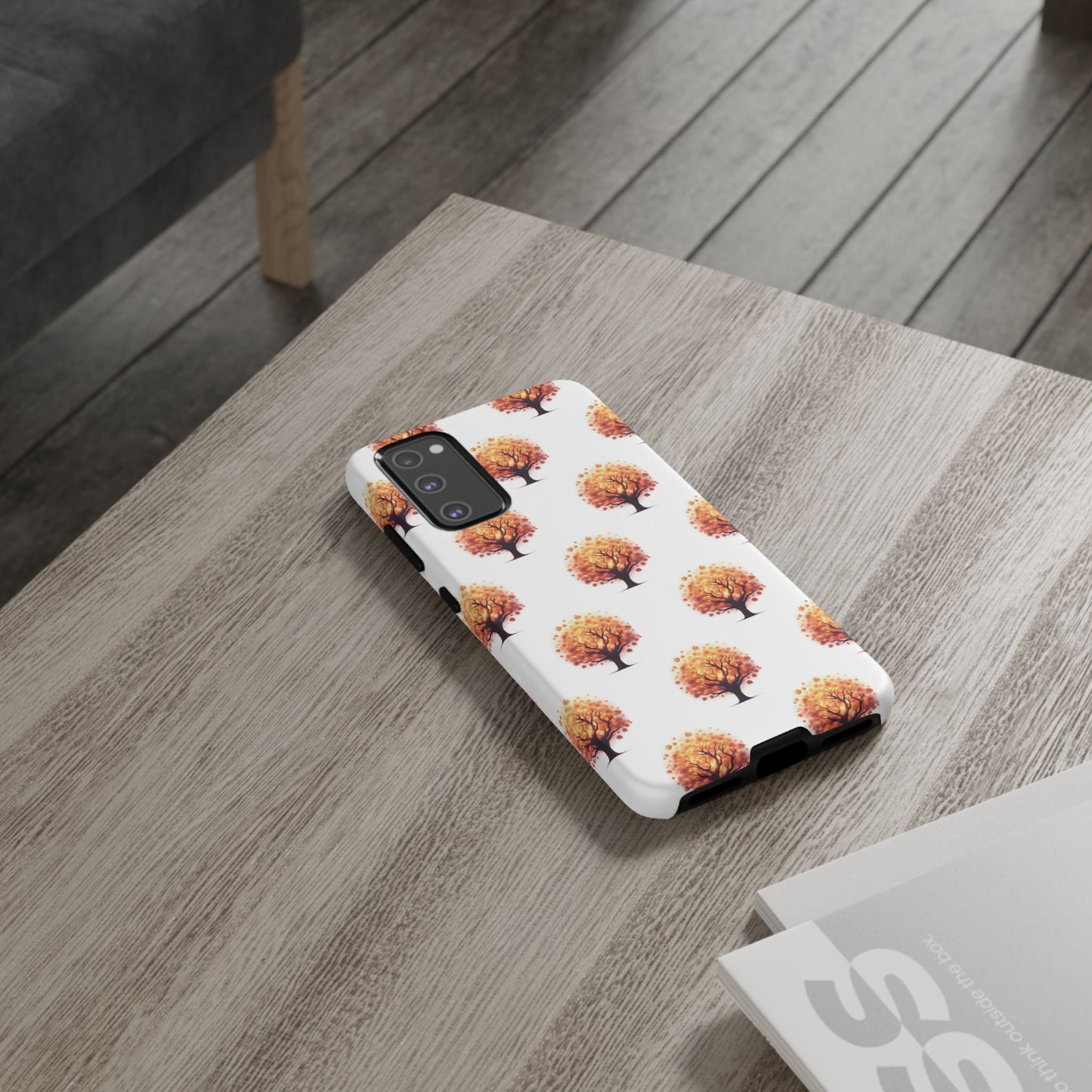 Autumn Tree Phone Case, Fall Phone Cover, Nature Inspired Case, Gift for Outdoorsy Friends, Seasonal Accessories, Eco-Friendly Phone Case