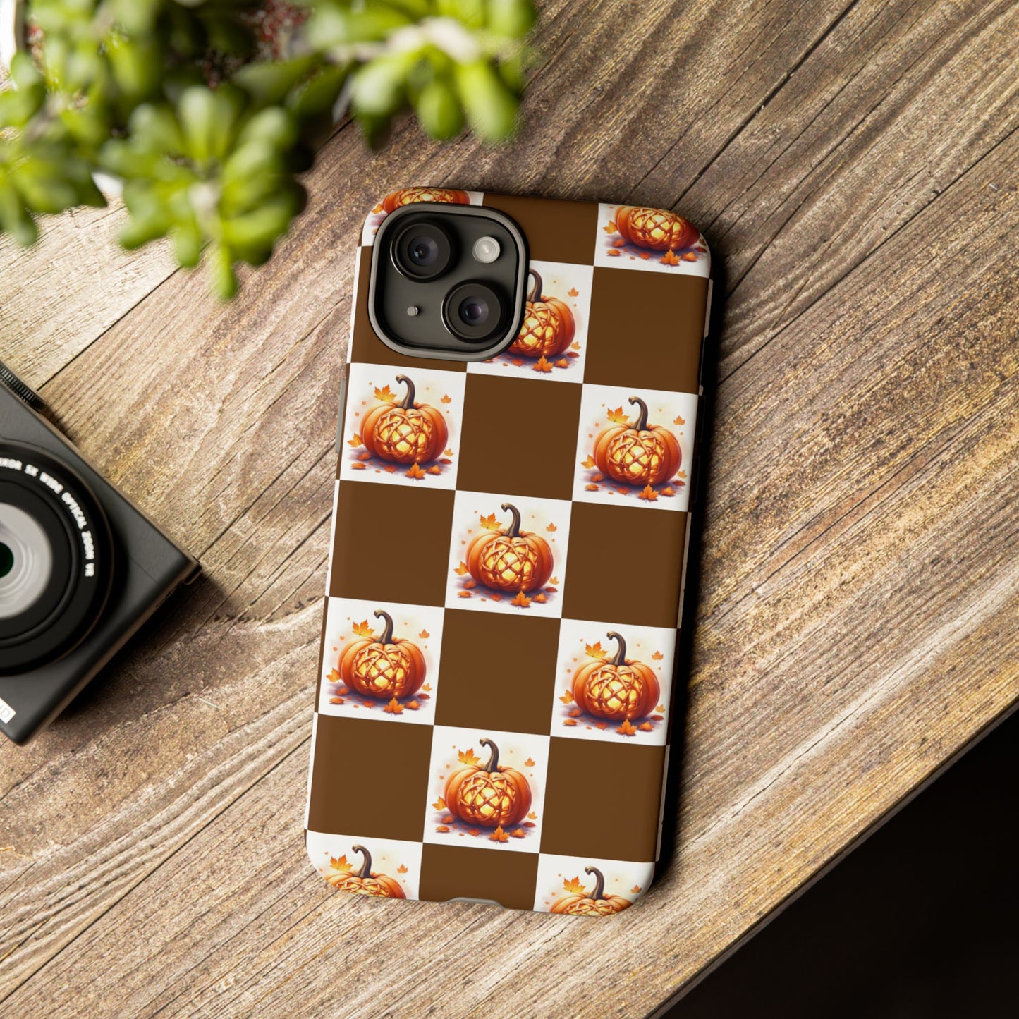 Pumpkin Phone Case, Fall Decor, Halloween Gift, Autumn Accessories, Cute Smartphone Cover, Tough Cases
