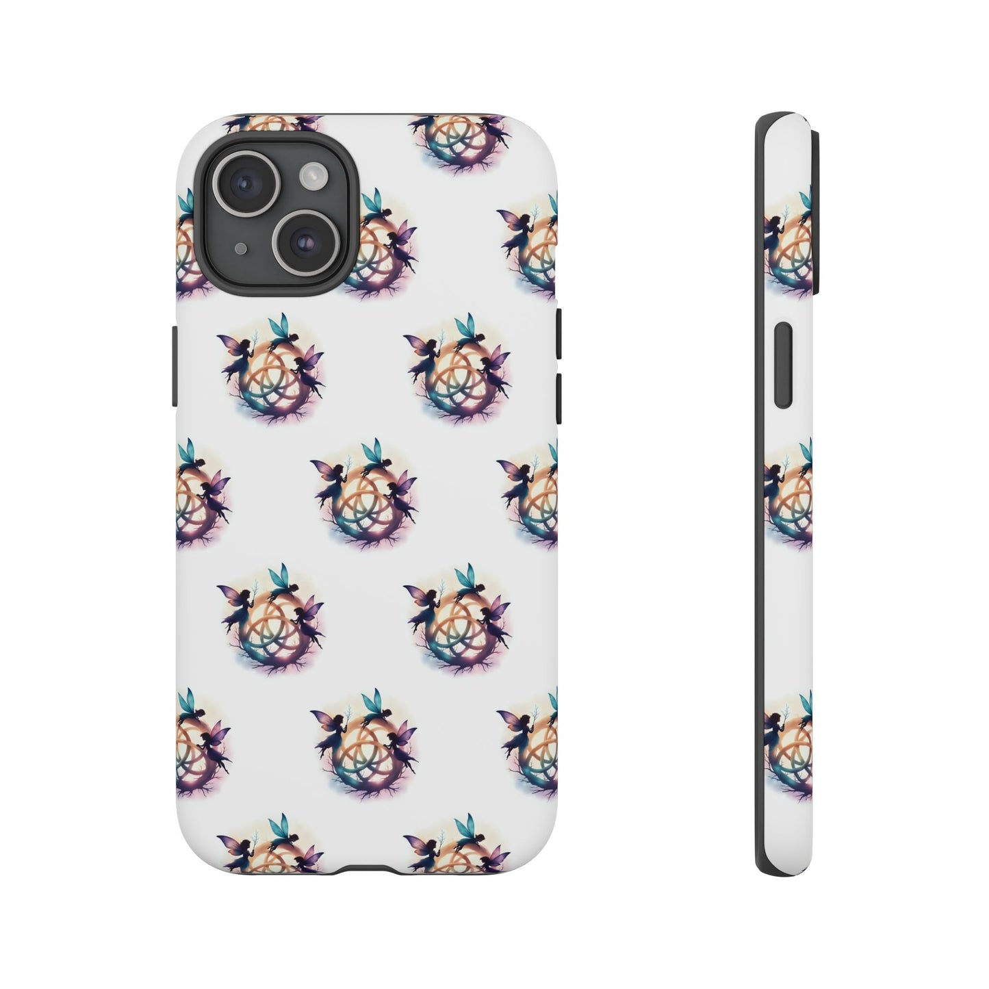 Tough Cases - Celtic Fairies Phone Case, Colorful Phone Cover, Fairy Lover Gift, Trendy Smartphone Accessory