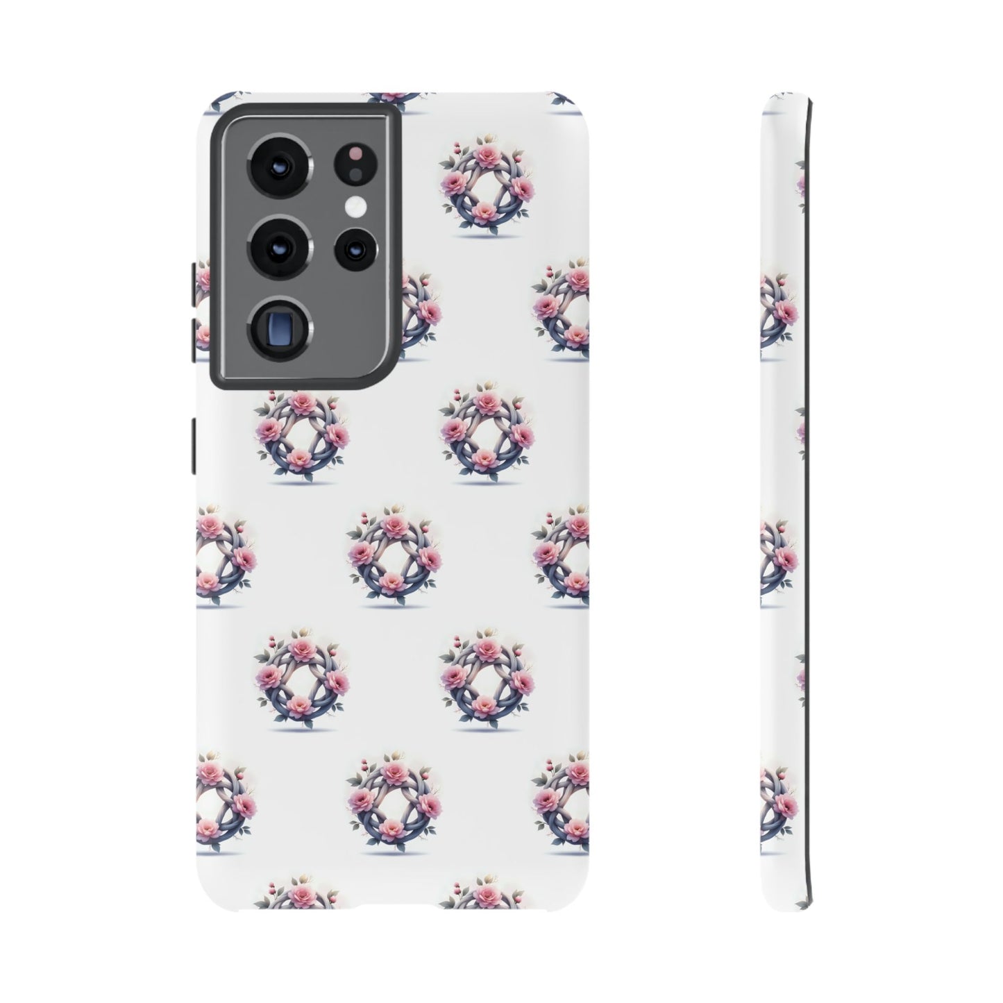 Floral Phone Case, Tough Cases for Women, Cute Celtic Knot Floral Design iPhone Cover, Gift for Her, Stylish Tech Accessories - Celtic Scents