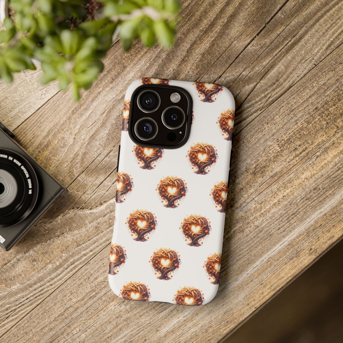 Stylish Phone Case, Tough Cases with Unique Design, Durable Smartphone Cover, Gift for Tech Lovers, Trendy Phone Accessory, Autumn Design