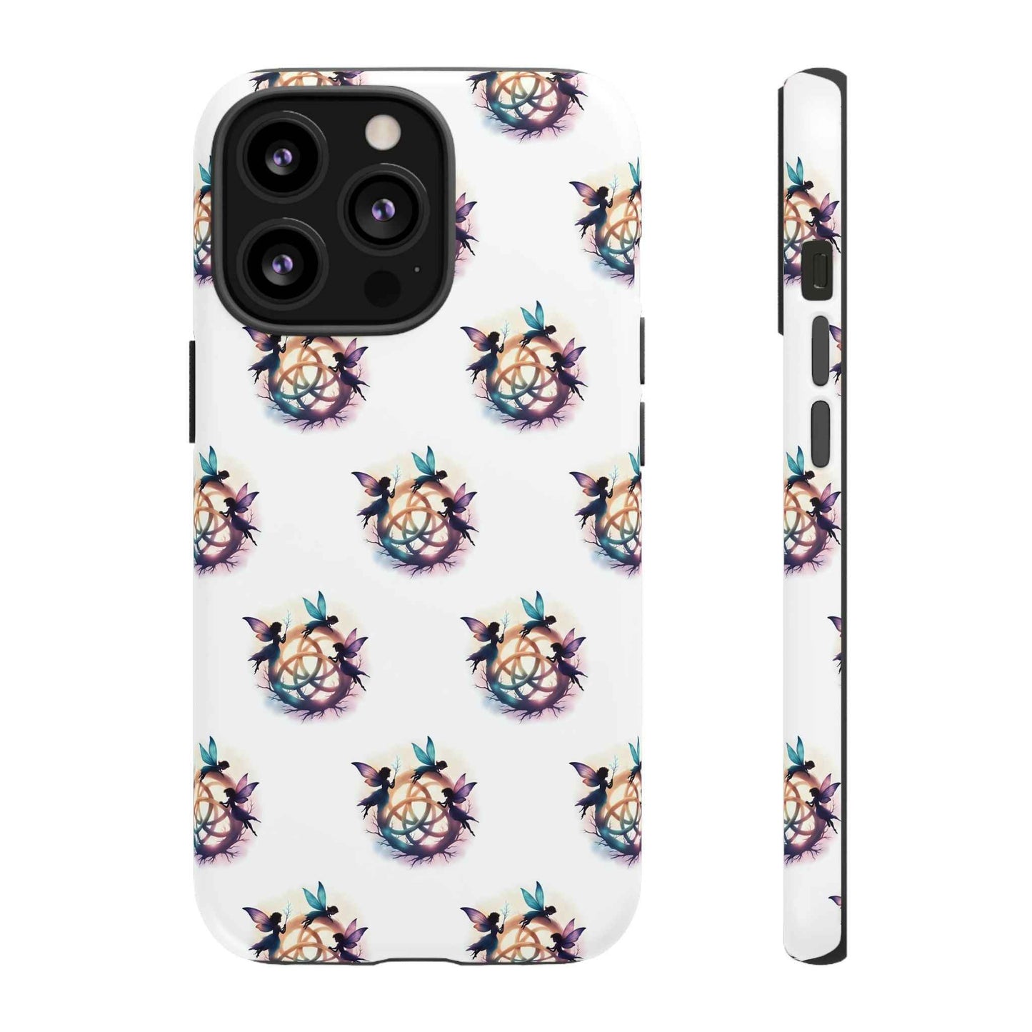 Tough Cases - Celtic Fairies Phone Case, Colorful Phone Cover, Fairy Lover Gift, Trendy Smartphone Accessory