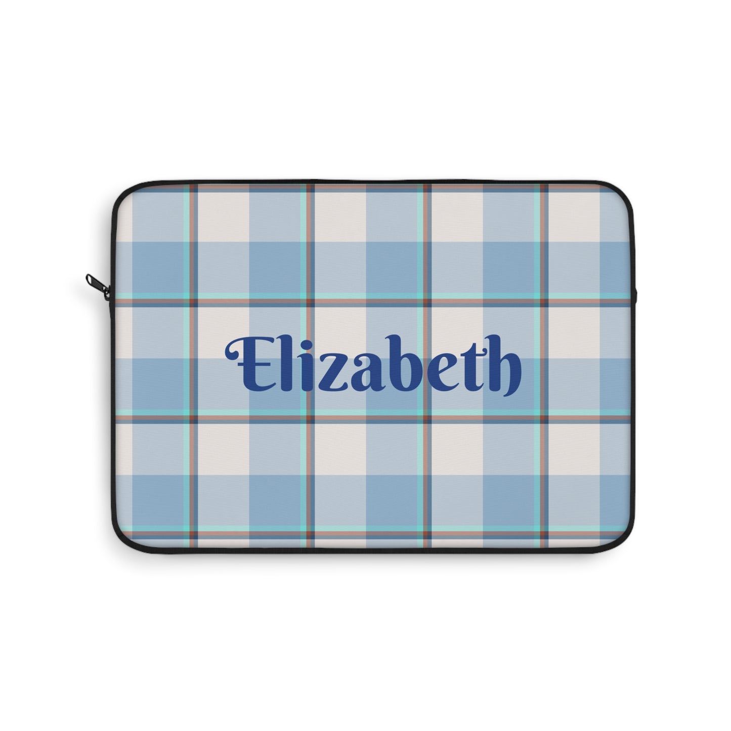 Personalized Plaid Laptop Sleeve, Stylish Tech Case, Custom Computer Sleeve - Celtic Scents