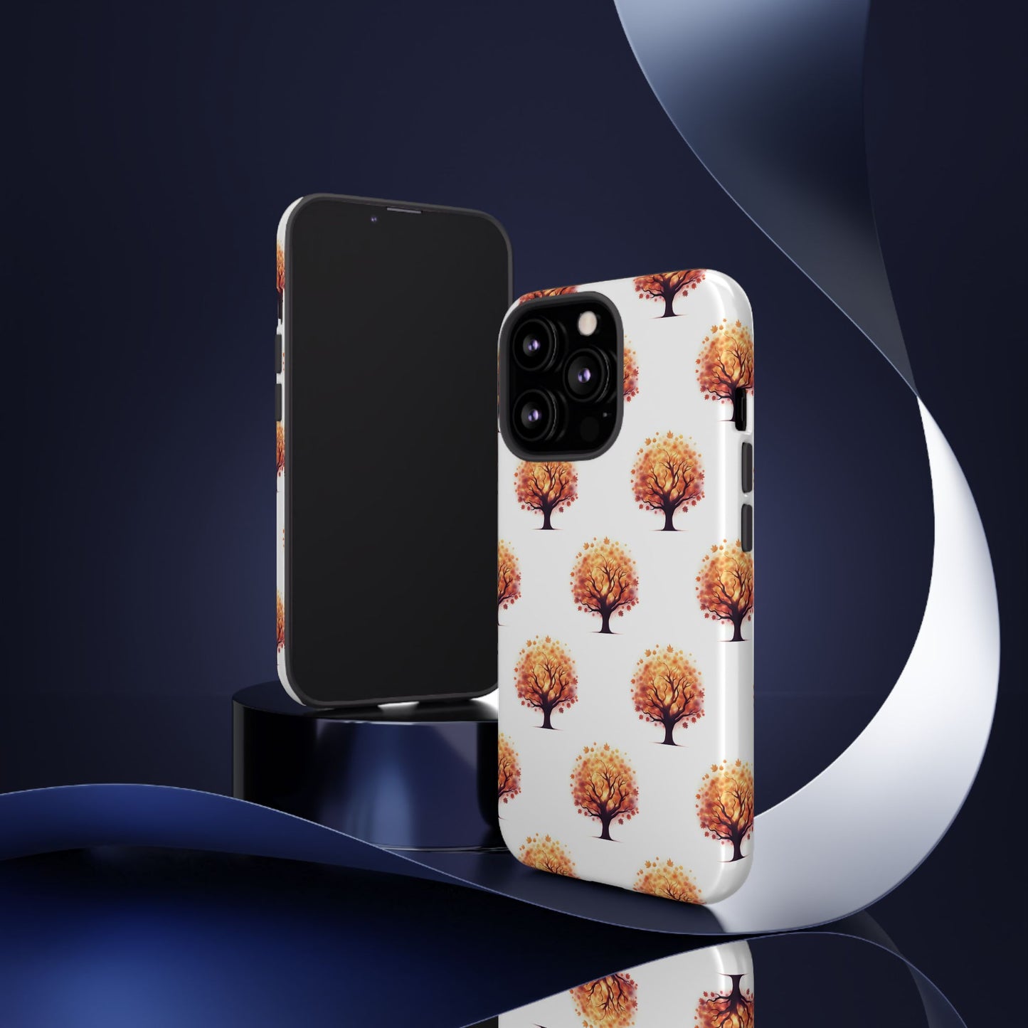 Autumn Tree Phone Case, Fall Phone Cover, Nature Inspired Case, Gift for Outdoorsy Friends, Seasonal Accessories, Eco-Friendly Phone Case