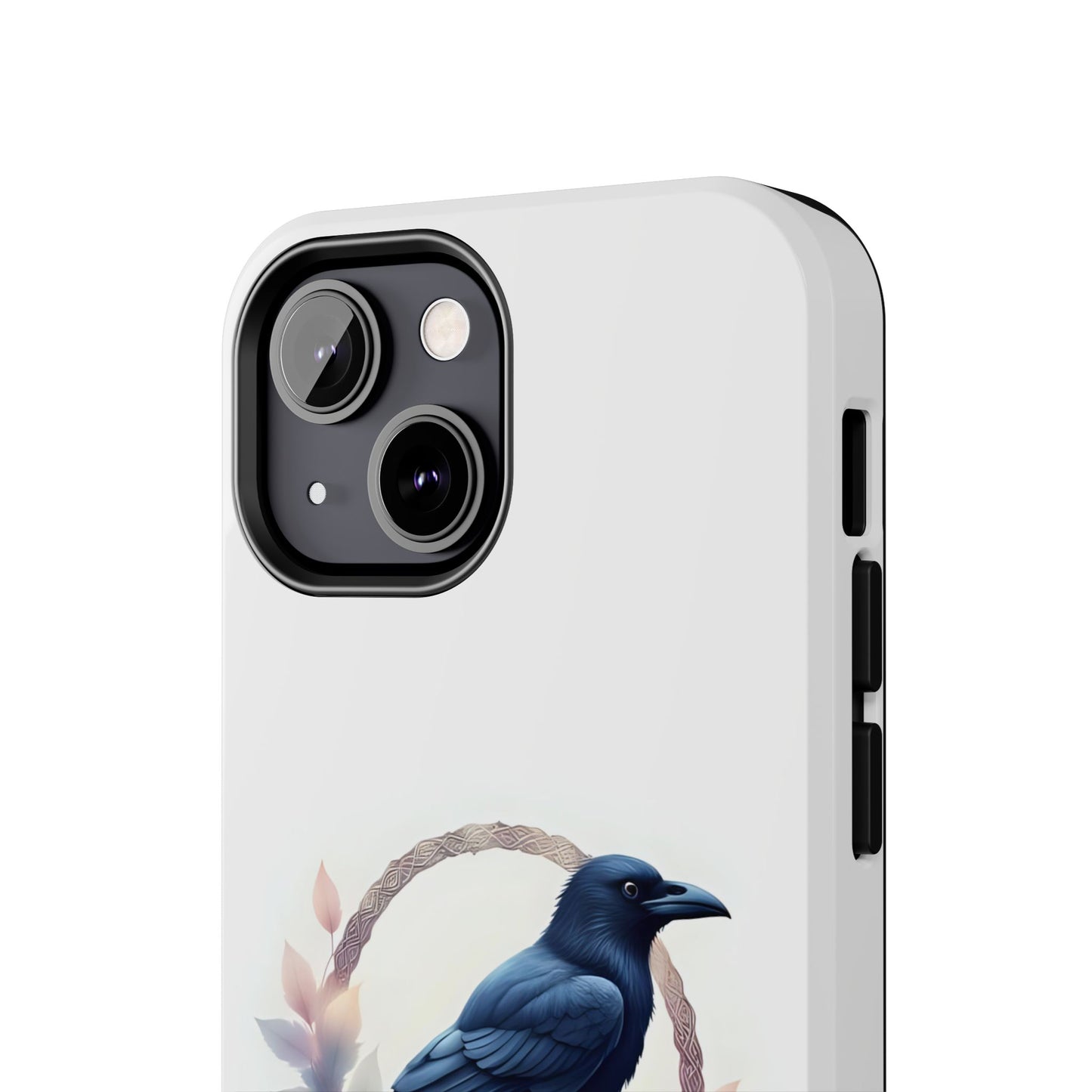 Raven Design Phone Case | Tough Protector Case, Gift for Bird Lovers, Unique Cell Phone Cover, Gothic or Nature Inspired - Celtic Scents