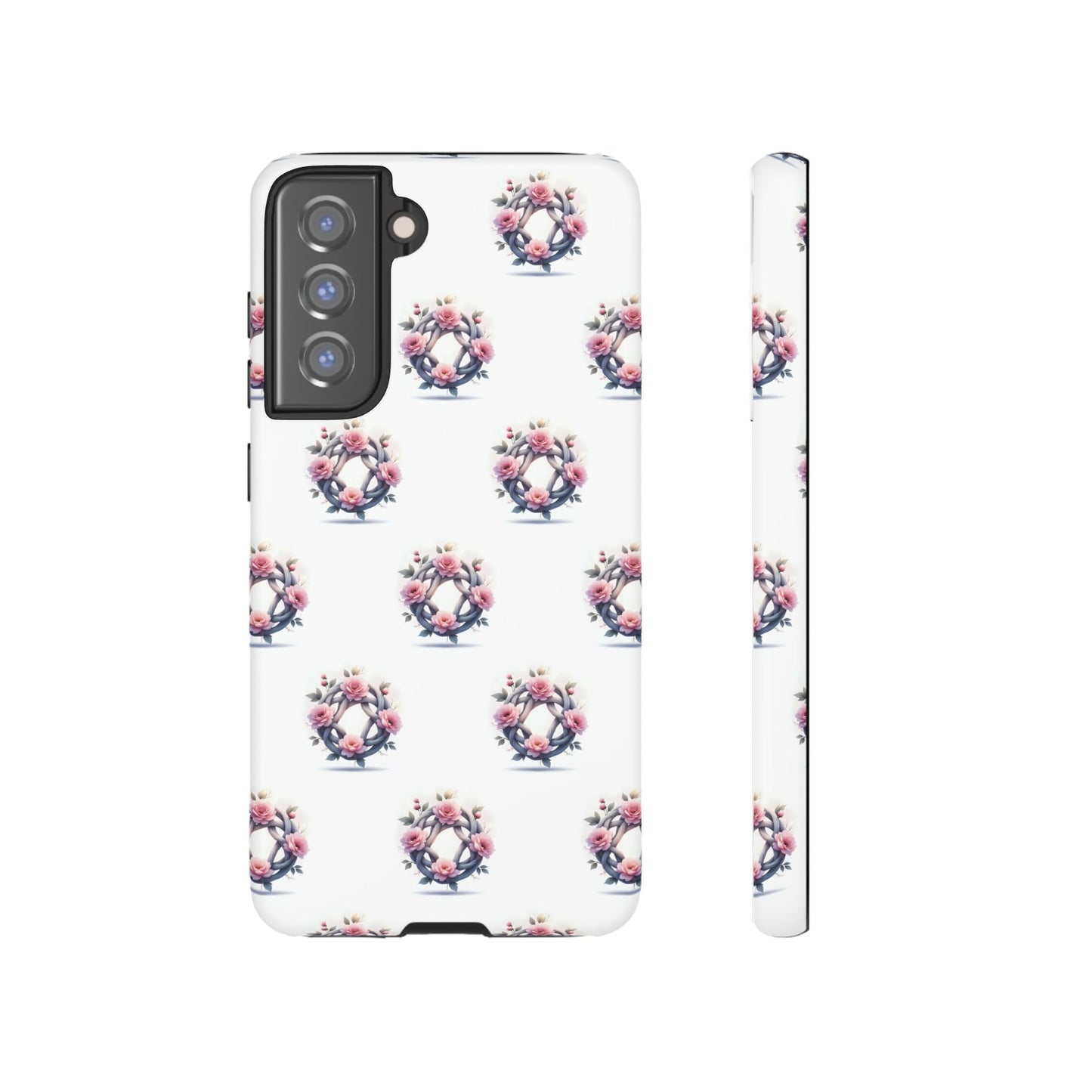 Floral Phone Case, Tough Cases for Women, Cute Celtic Knot Floral Design iPhone Cover, Gift for Her, Stylish Tech Accessories - Celtic Scents