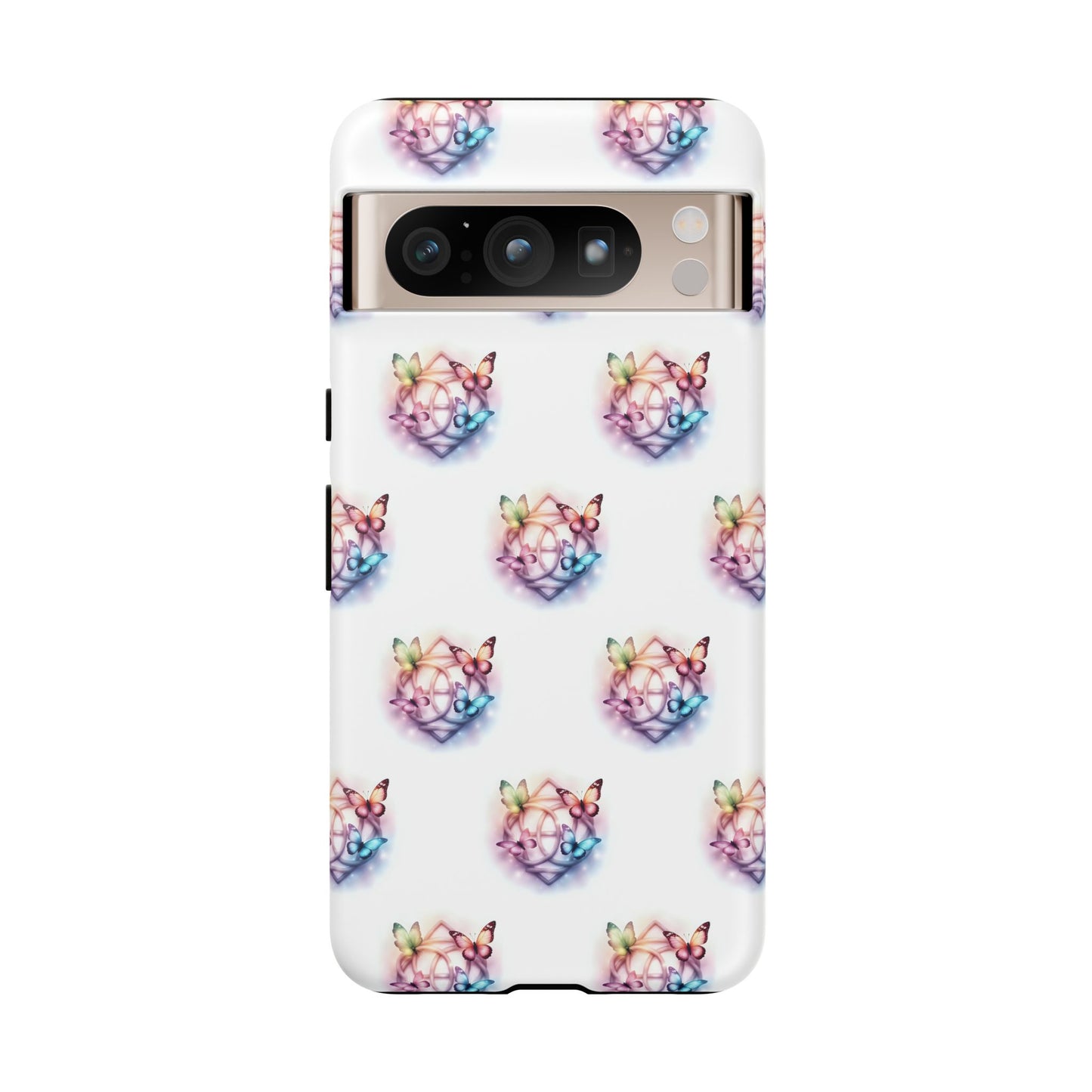 Colorful Butterflies Phone Case, Tough Cases, Cute Butterfly Lover Gift, Trendy Phone Cover, Nature Print Case