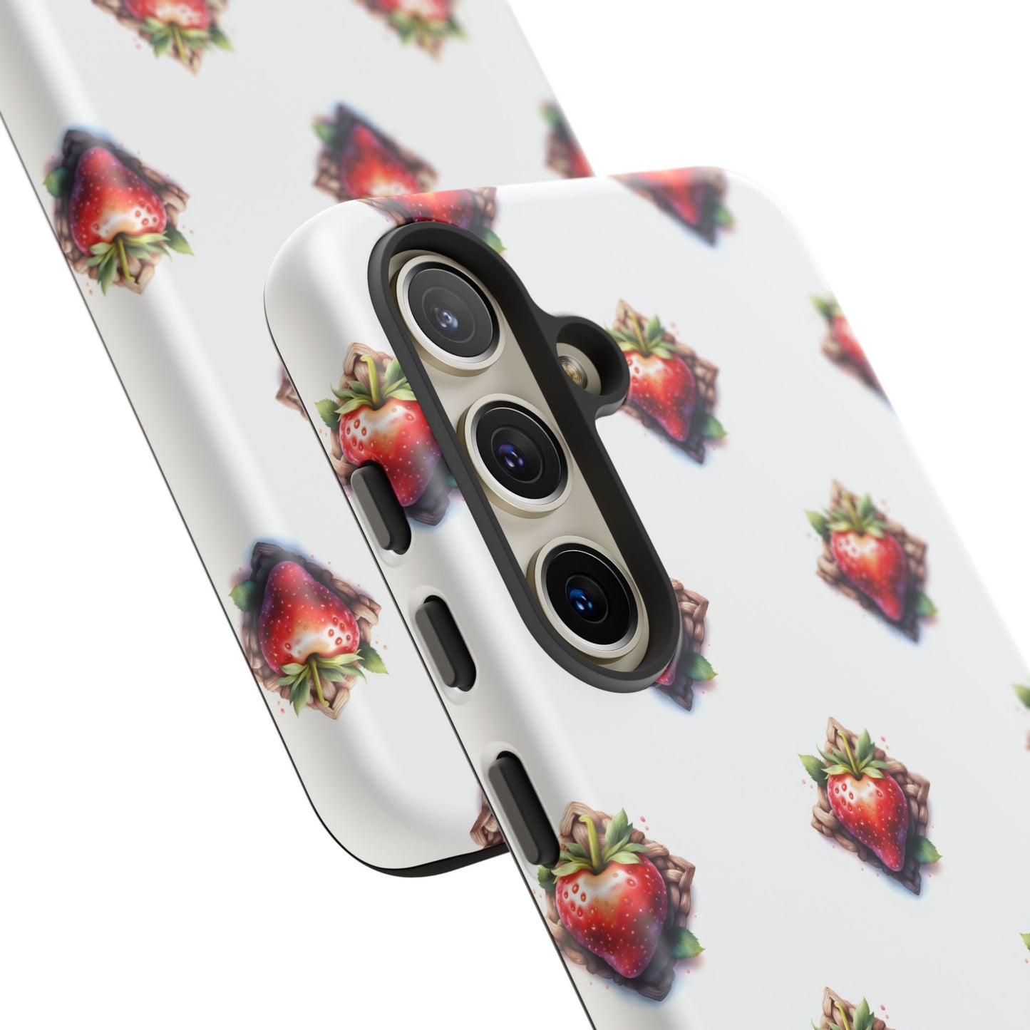Strawberry Celtic Knot Phone Case, Cute Phone Cover, Gift for Her, Custom Smartphone Case, Funky Accessories, Valentine's Day Gift