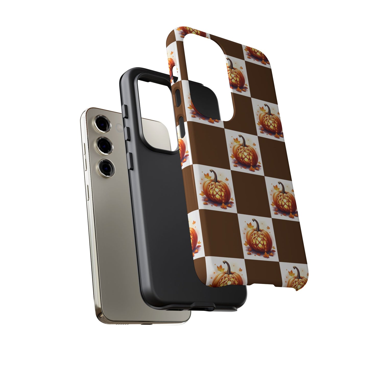 Pumpkin Phone Case, Fall Decor, Halloween Gift, Autumn Accessories, Cute Smartphone Cover, Tough Cases