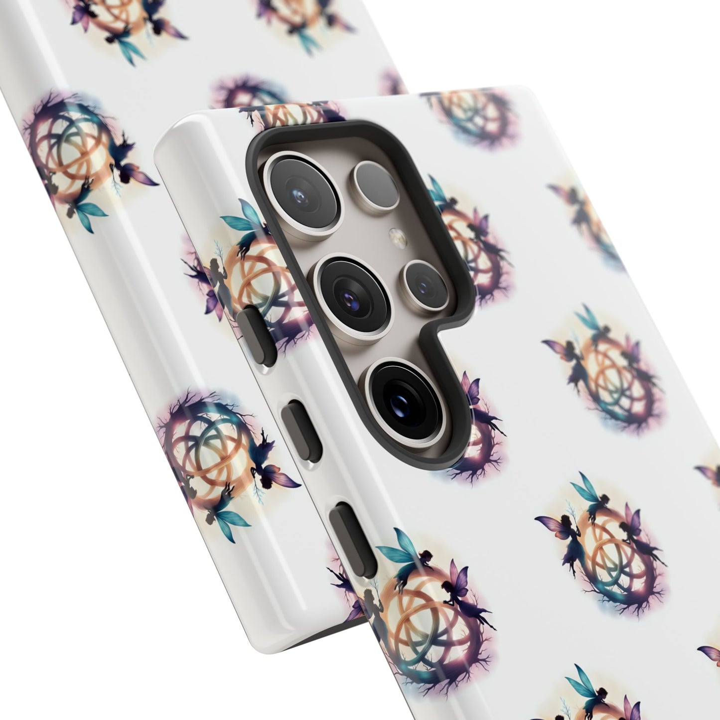 Tough Cases - Celtic Fairies Phone Case, Colorful Phone Cover, Fairy Lover Gift, Trendy Smartphone Accessory