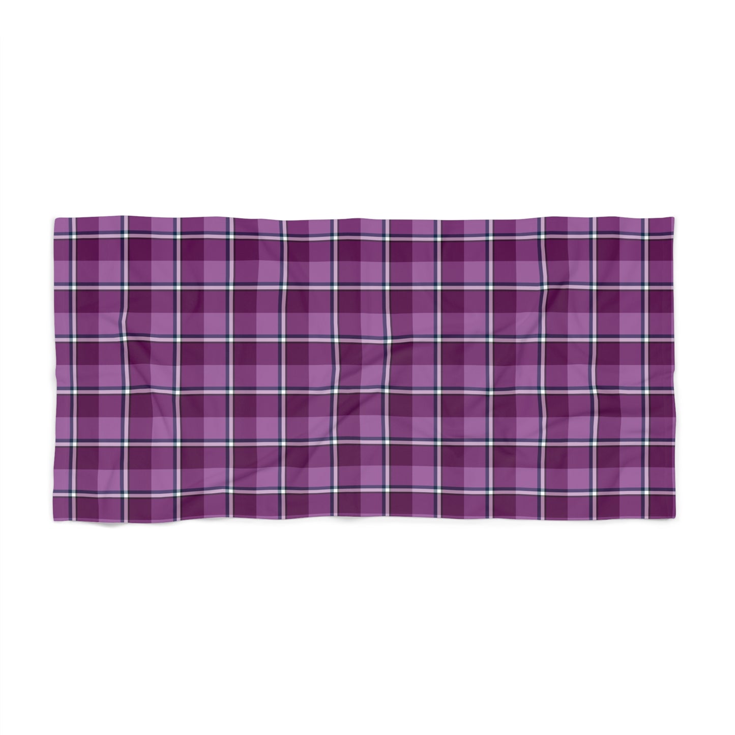 Plaid Beach Towel, Custom Pool Towel, Summer Essentials - Celtic Scents