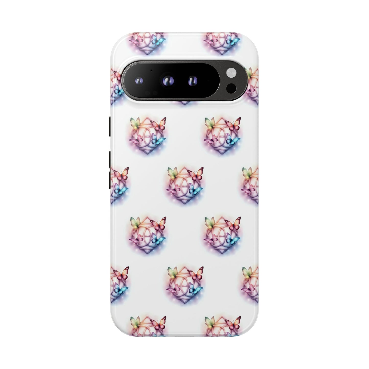Colorful Butterflies Phone Case, Tough Cases, Cute Butterfly Lover Gift, Trendy Phone Cover, Nature Print Case