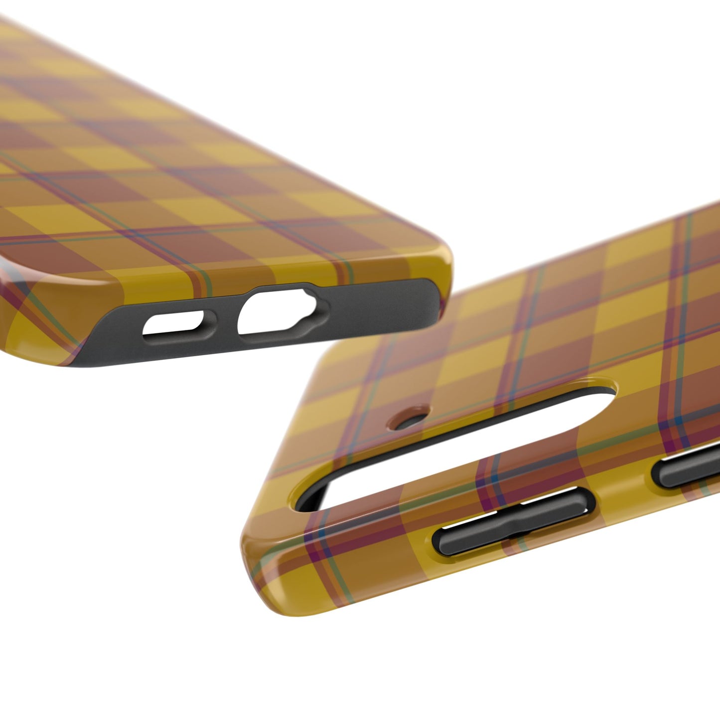 Plaid Tough Phone Case, Durable Phone Cover, Fall Inspired Accessory, Gift for Her, Stylish Cell Phone Protector - Celtic Scents