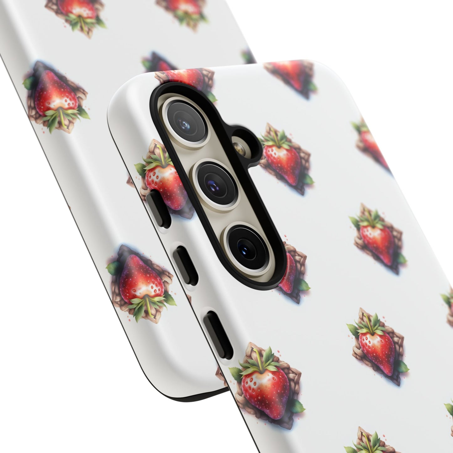 Strawberry Celtic Knot Phone Case, Cute Phone Cover, Gift for Her, Custom Smartphone Case, Funky Accessories, Valentine's Day Gift