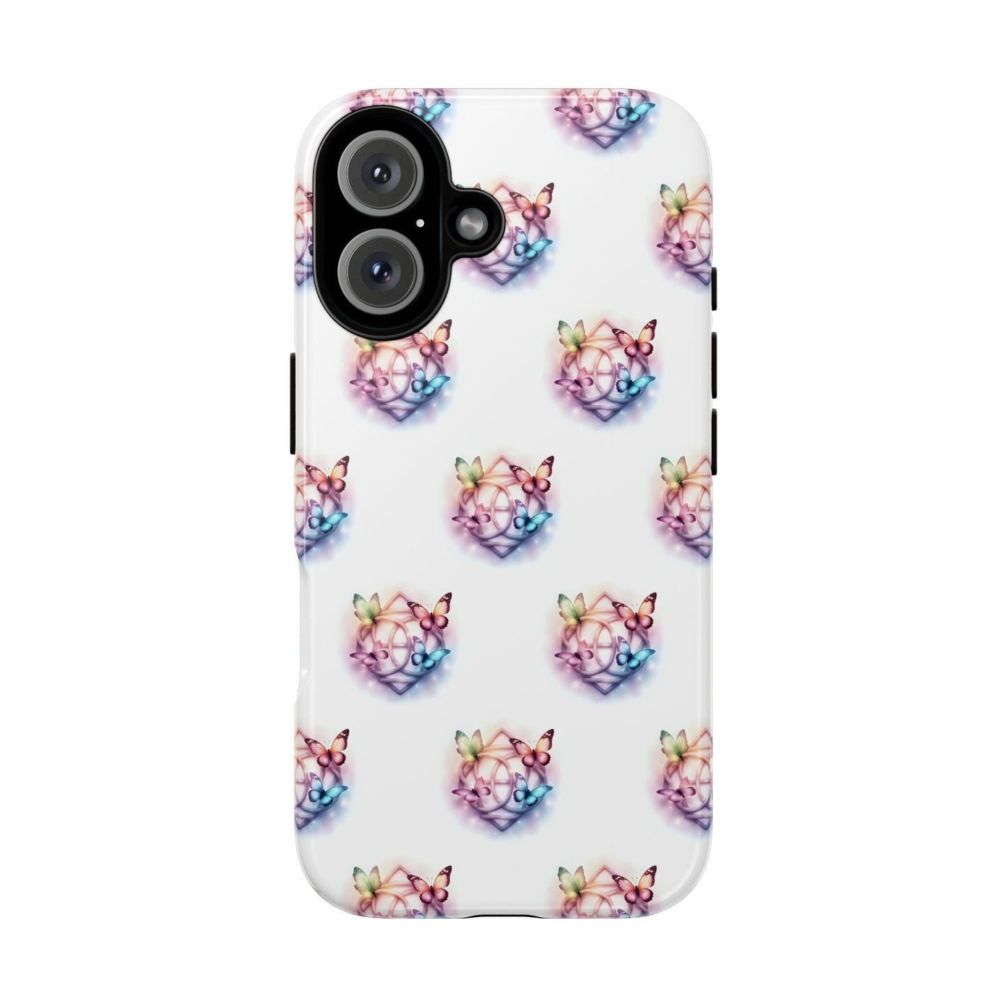 Colorful Butterflies Phone Case, Tough Cases, Cute Butterfly Lover Gift, Trendy Phone Cover, Nature Print Case