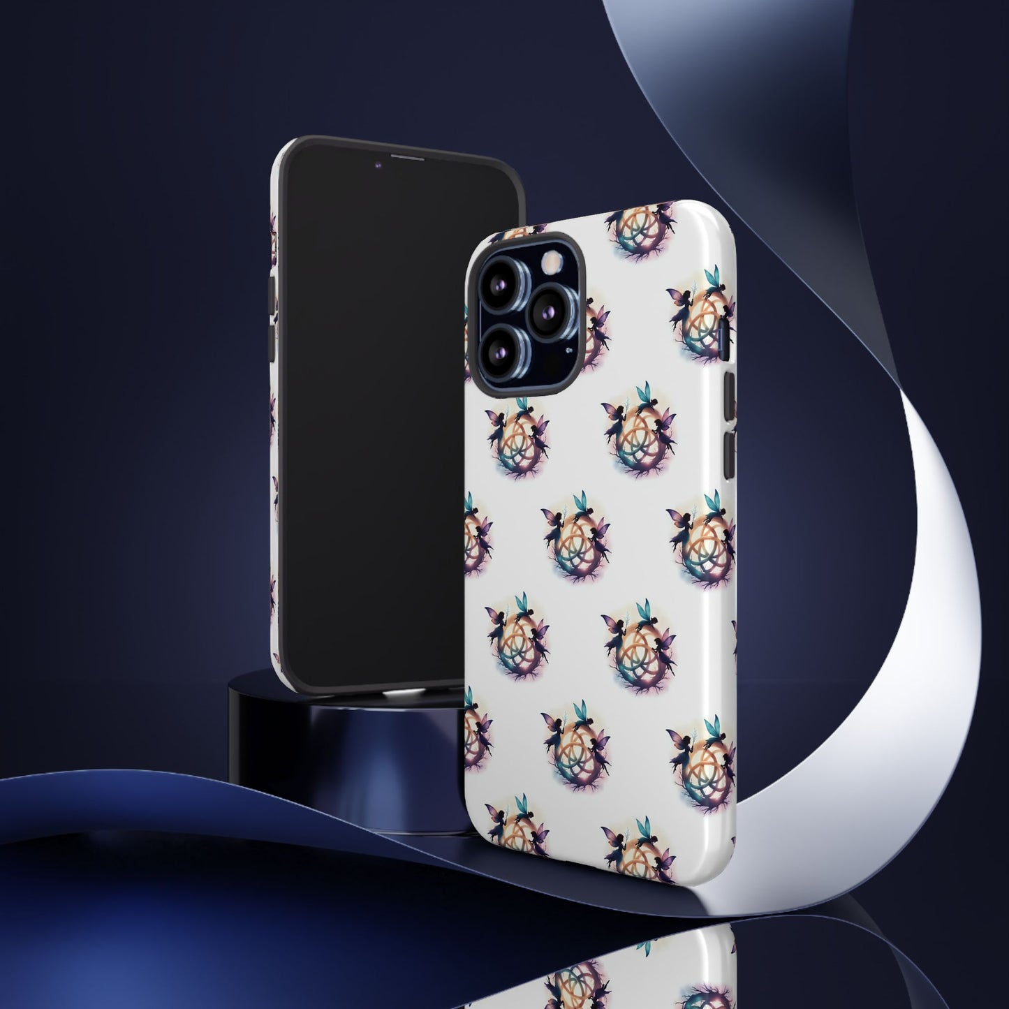 Tough Cases - Celtic Fairies Phone Case, Colorful Phone Cover, Fairy Lover Gift, Trendy Smartphone Accessory