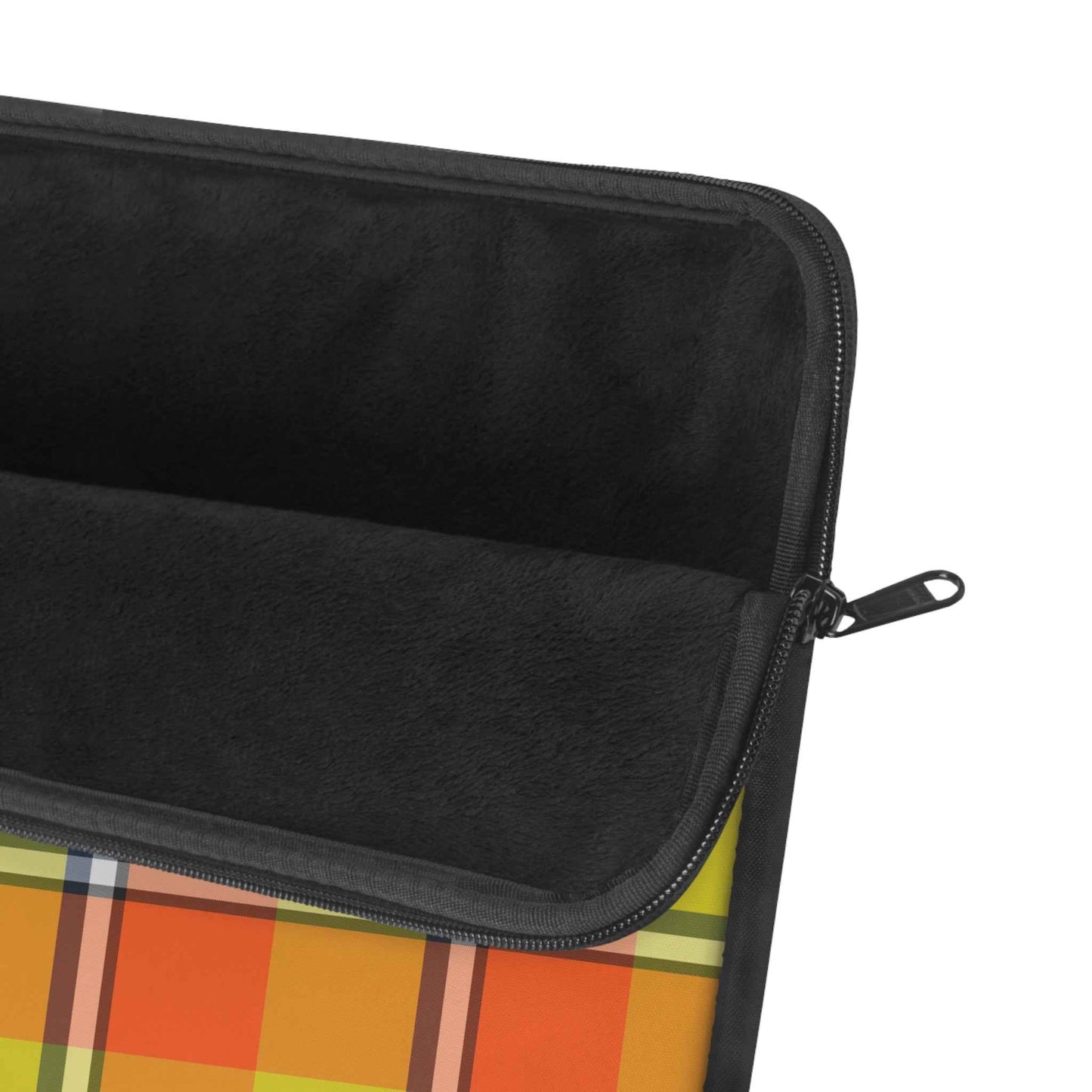 Personalized Laptop Sleeve, Custom Plaid Tech Case, Trendy Accessory, Laptop Bag