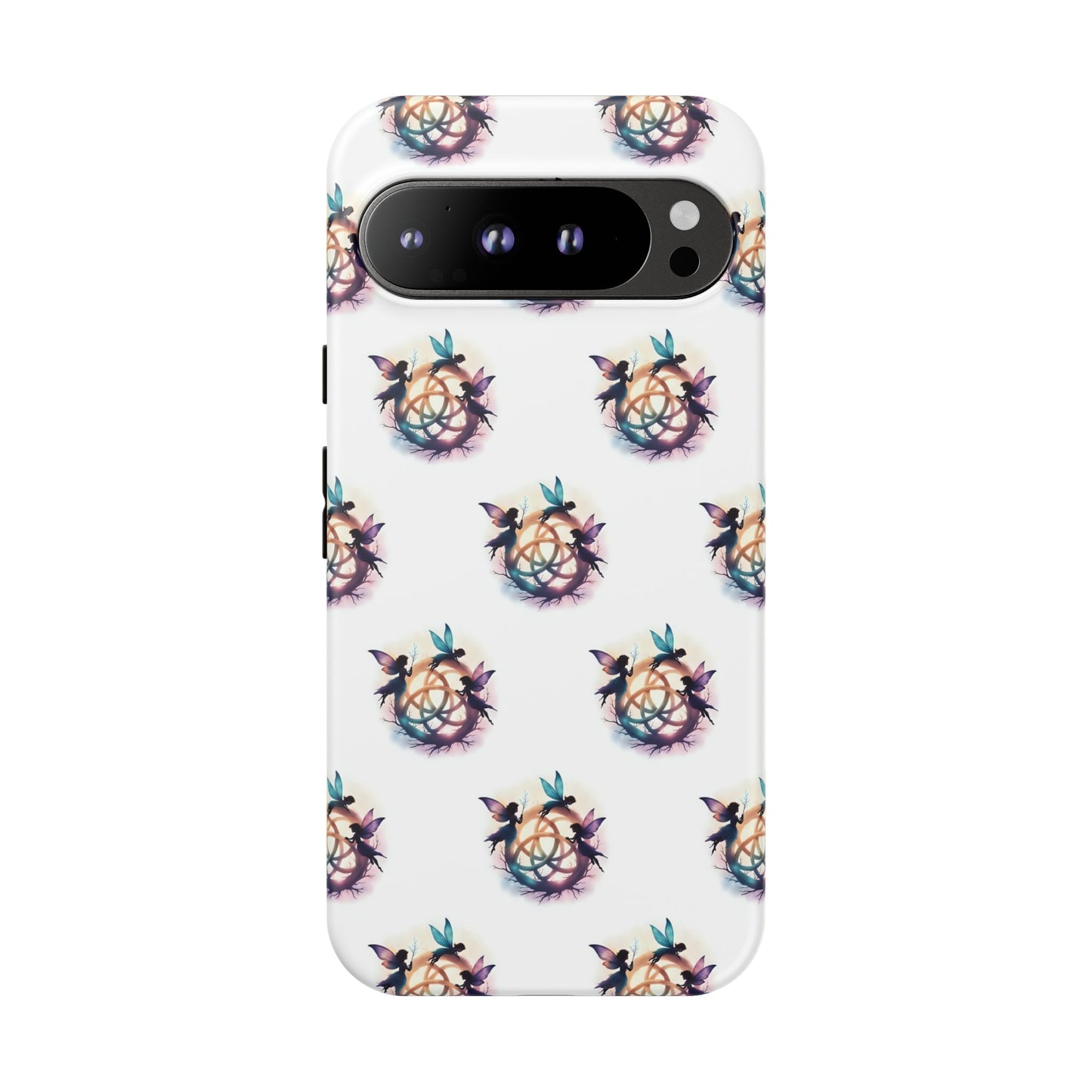 Tough Cases - Celtic Fairies Phone Case, Colorful Phone Cover, Fairy Lover Gift, Trendy Smartphone Accessory