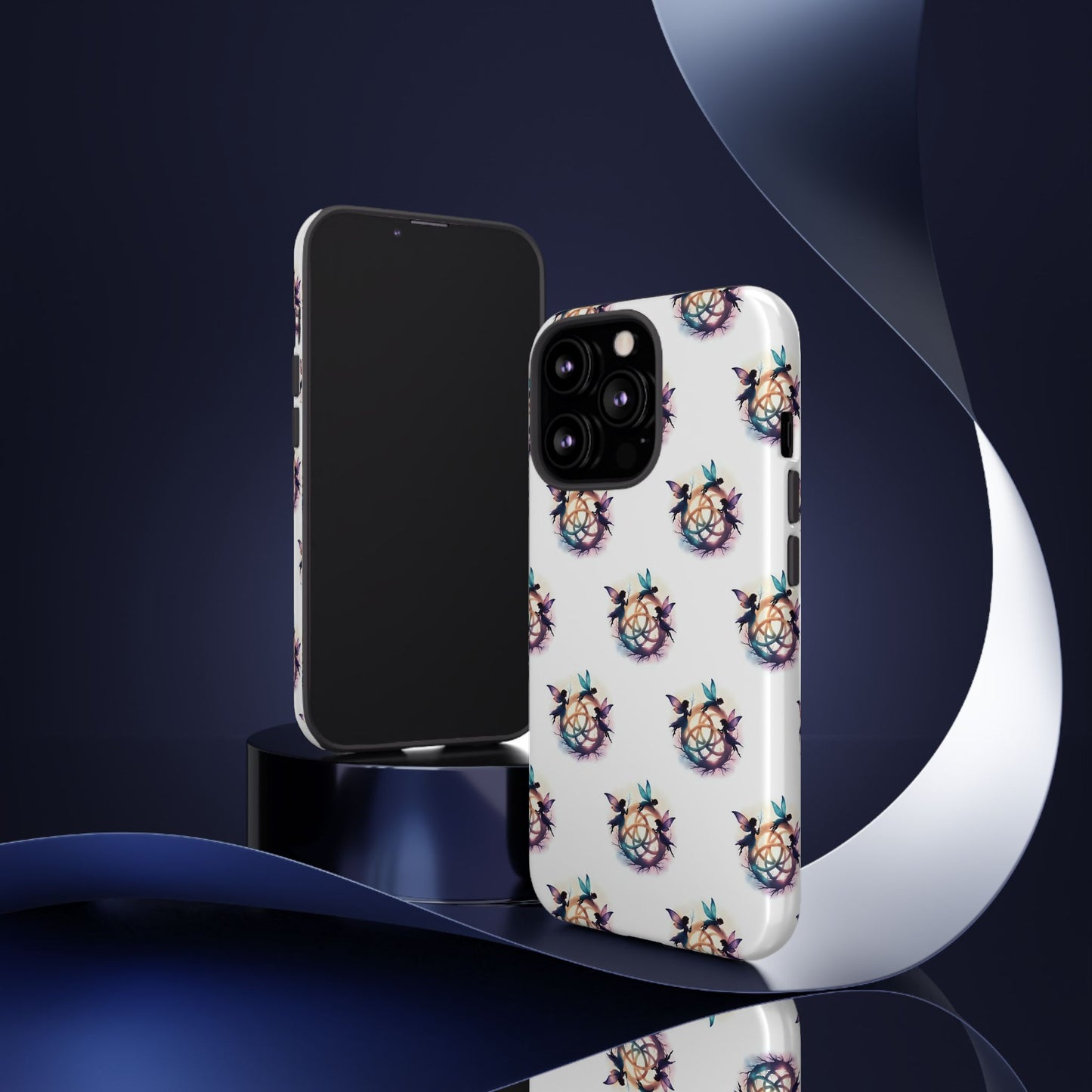 Tough Cases - Celtic Fairies Phone Case, Colorful Phone Cover, Fairy Lover Gift, Trendy Smartphone Accessory