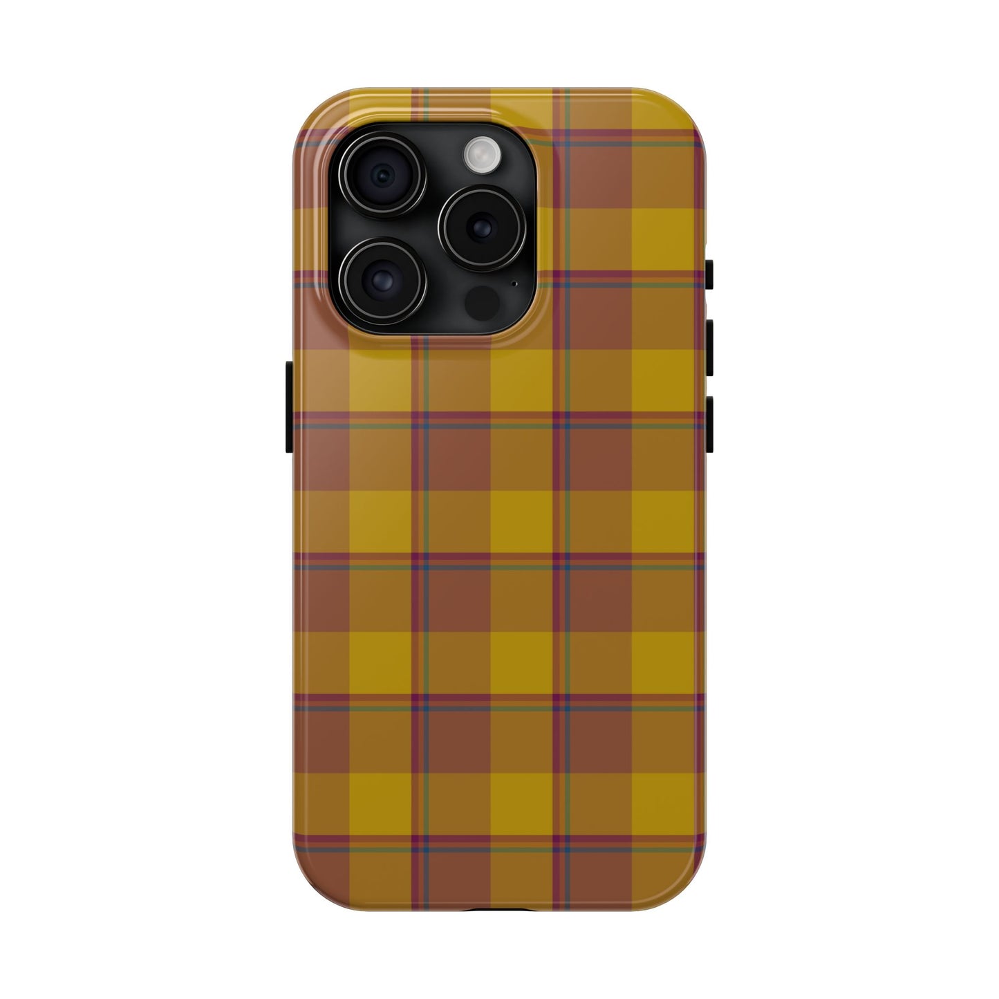 Plaid Tough Phone Case, Durable Phone Cover, Fall Inspired Accessory, Gift for Her, Stylish Cell Phone Protector - Celtic Scents
