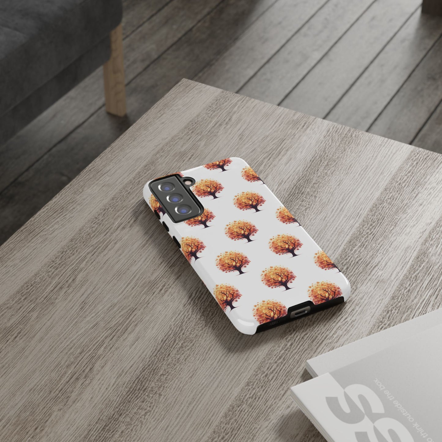 Autumn Tree Phone Case, Fall Phone Cover, Nature Inspired Case, Gift for Outdoorsy Friends, Seasonal Accessories, Eco-Friendly Phone Case