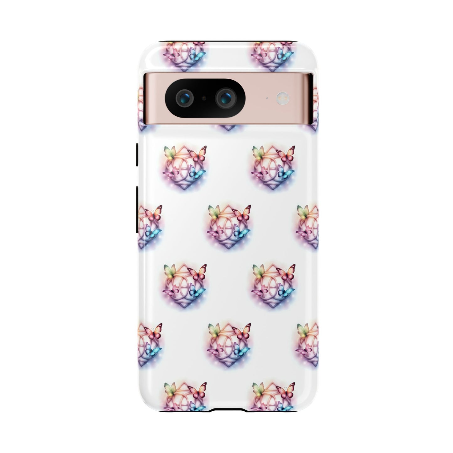 Colorful Butterflies Phone Case, Tough Cases, Cute Butterfly Lover Gift, Trendy Phone Cover, Nature Print Case