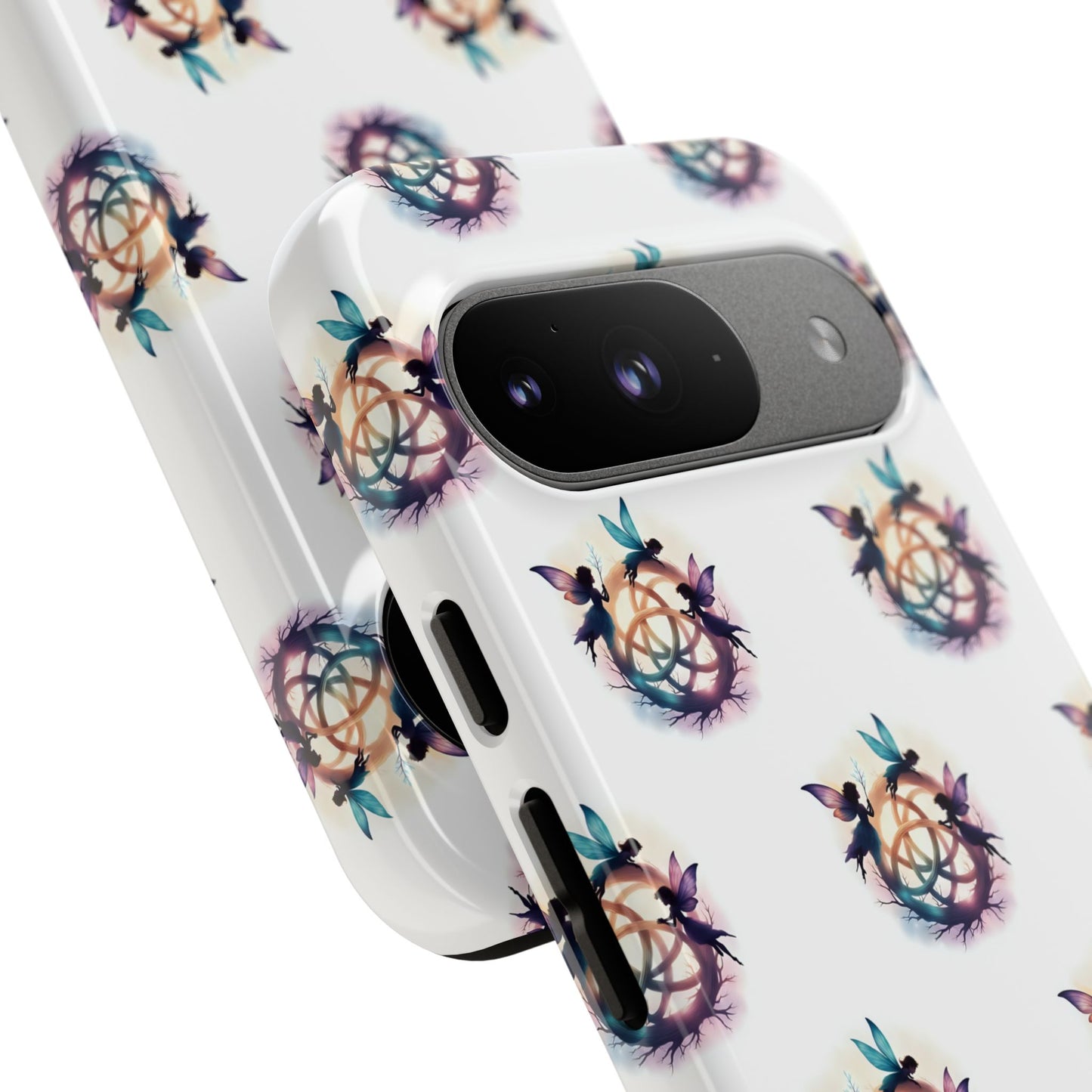 Tough Cases - Celtic Fairies Phone Case, Colorful Phone Cover, Fairy Lover Gift, Trendy Smartphone Accessory
