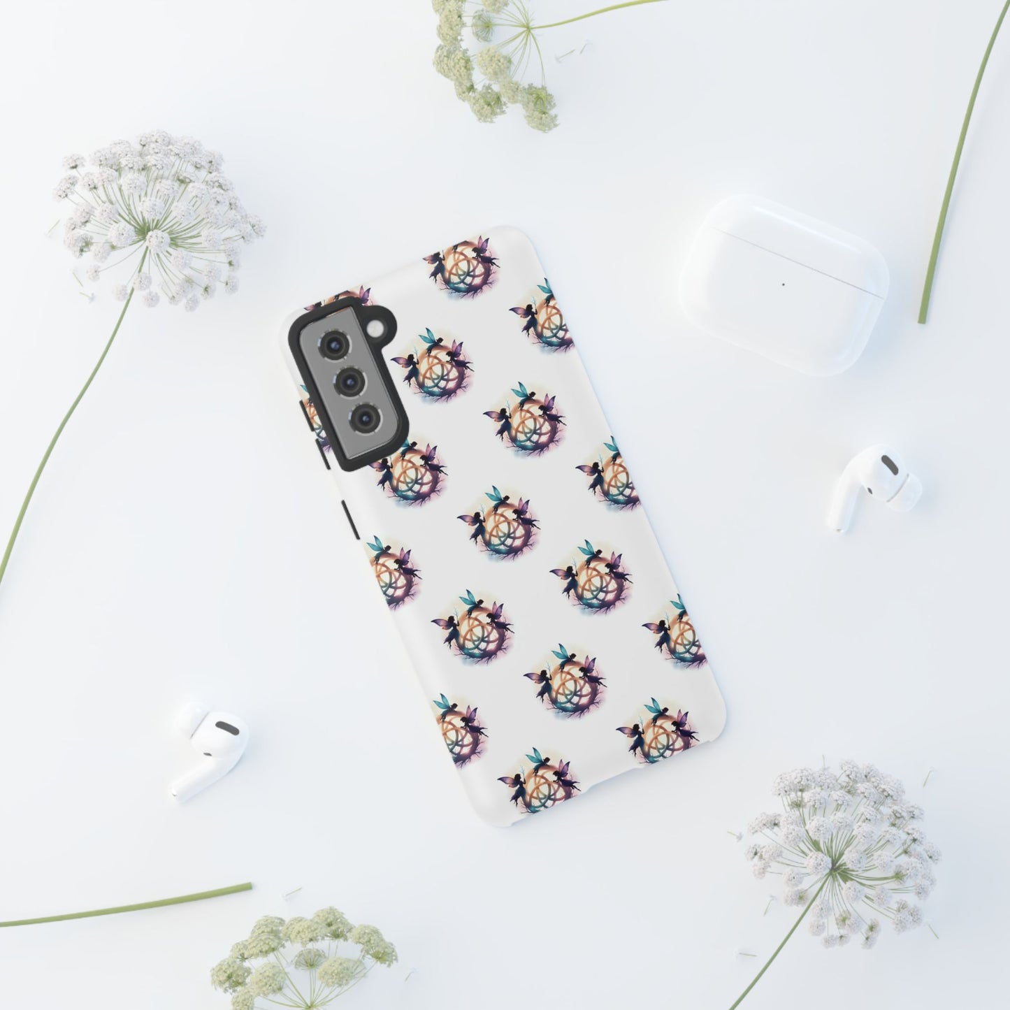 Tough Cases - Celtic Fairies Phone Case, Colorful Phone Cover, Fairy Lover Gift, Trendy Smartphone Accessory