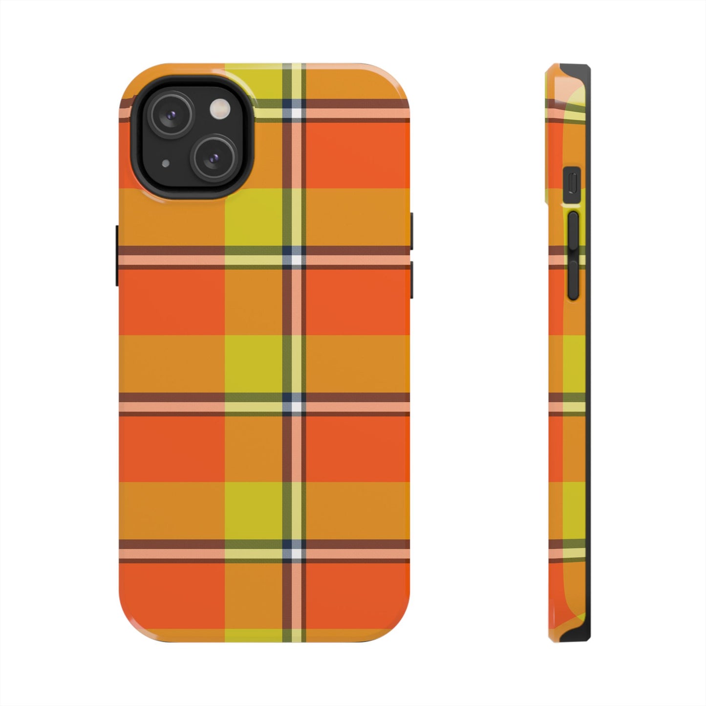 Vibrant Autumn Plaid Phone Case | Tough Phone Protector, Colorful Tech Accessory, Stylish Gift for Him/Her, Fun Birthday Present, Trendy - Celtic Scents