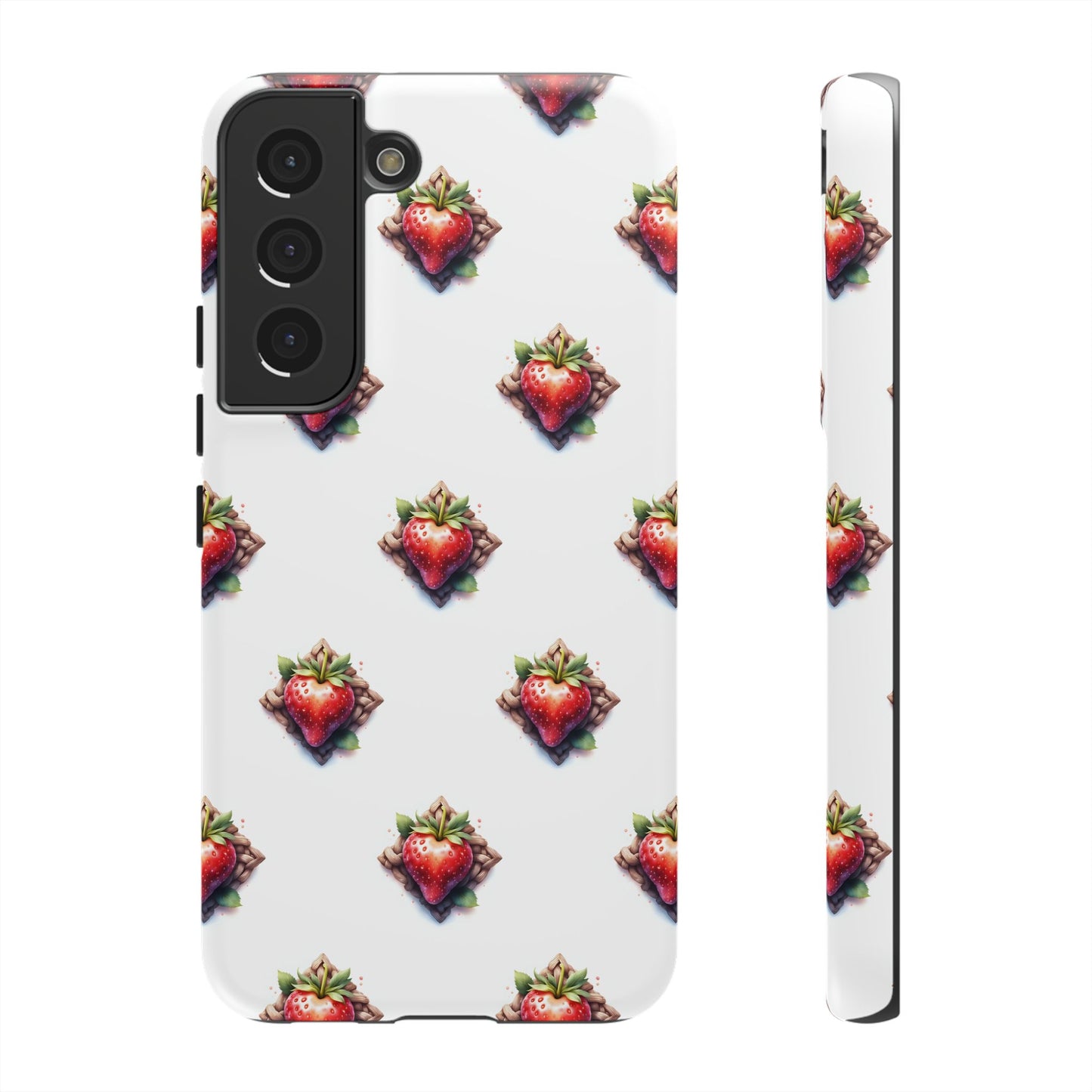 Strawberry Celtic Knot Phone Case, Cute Phone Cover, Gift for Her, Custom Smartphone Case, Funky Accessories, Valentine's Day Gift - Celtic Scents