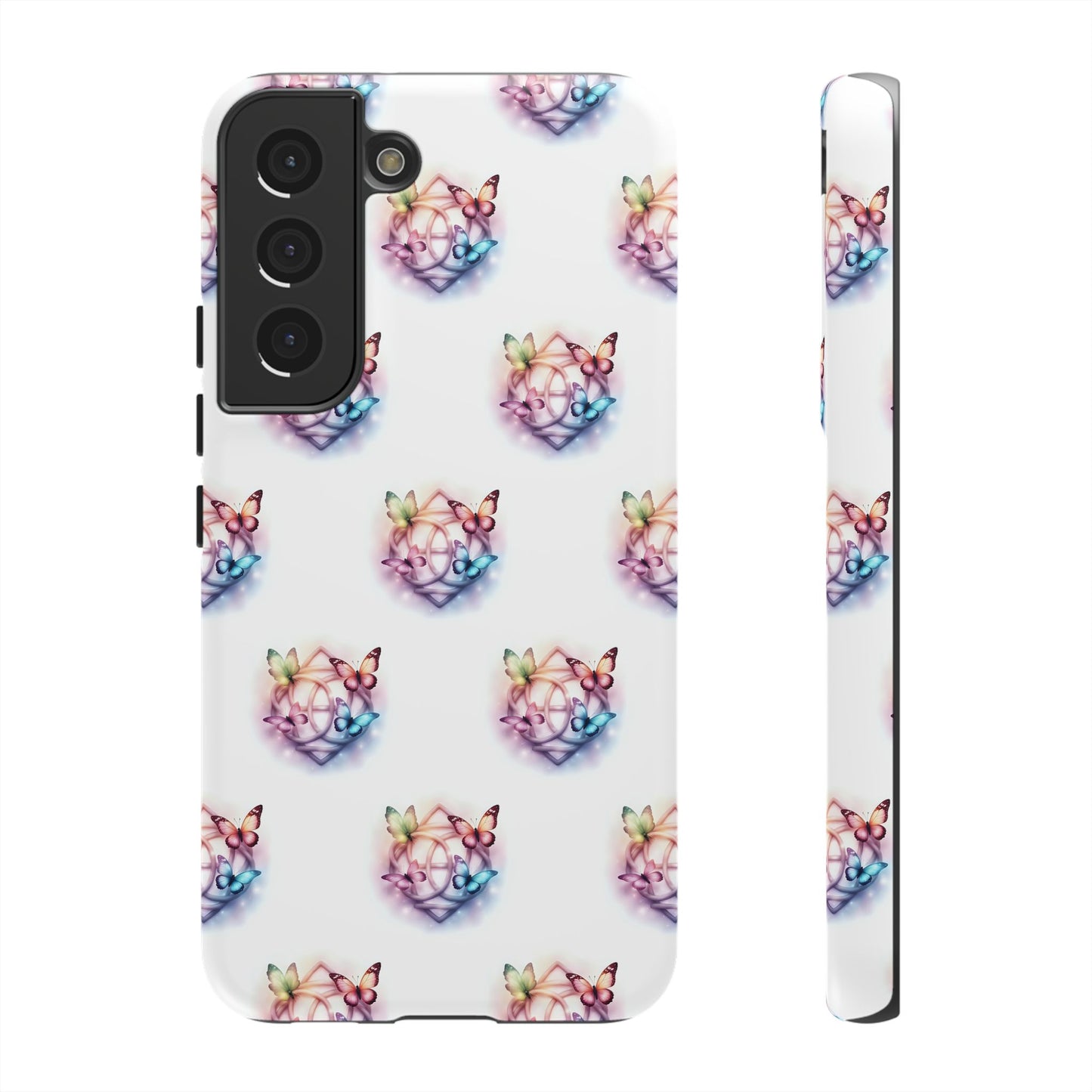 Colorful Butterflies Phone Case, Tough Cases, Cute Butterfly Lover Gift, Trendy Phone Cover, Nature Print Case - Celtic Scents