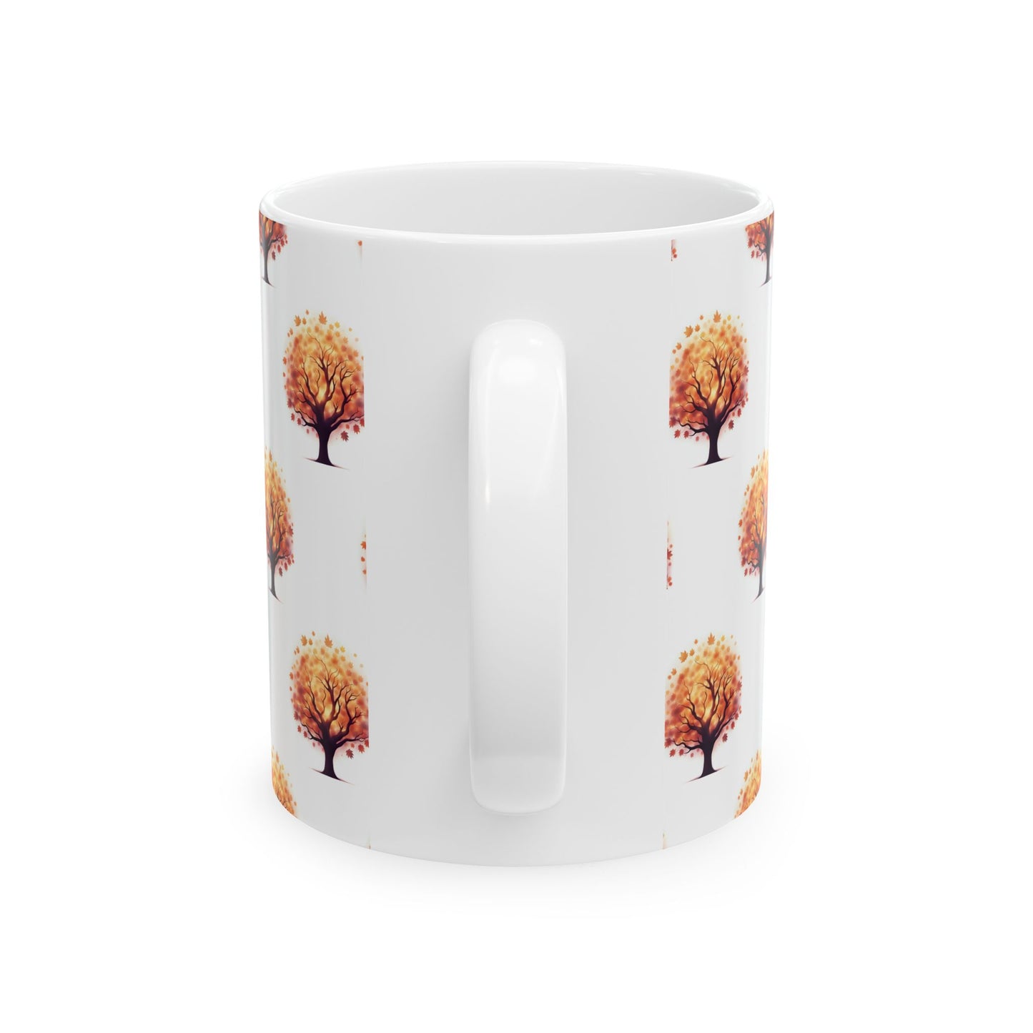Autumn Tree Ceramic Mug, Pumpkin Spice Latte Cups, Fall Decor, Gift for Nature Lovers, Cozy Dining, Thanksgiving Coffee Mug - Celtic Scents