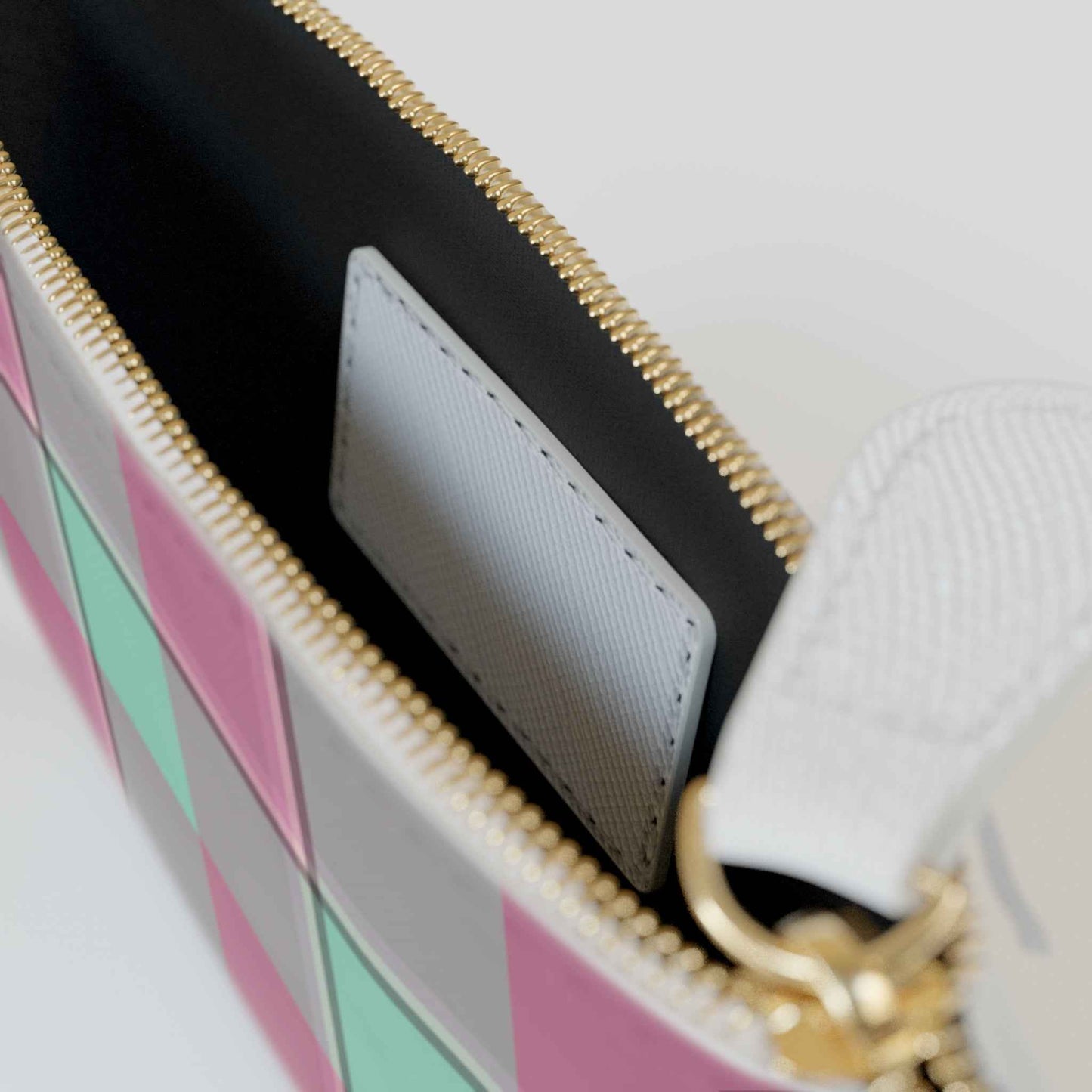 Personalized Plaid Mini Clutch Bag, Stylish Handbag, Gift for Her, Everyday Use, Travel Organizer, Makeup Pouch