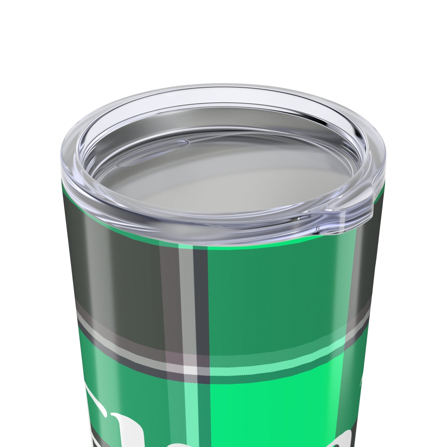 Plaid Personalized Tumbler, Custom Travel Mug, Insulated Drinkware, Eco-Friendly Cup, Perfect for Gifts - Celtic Scents