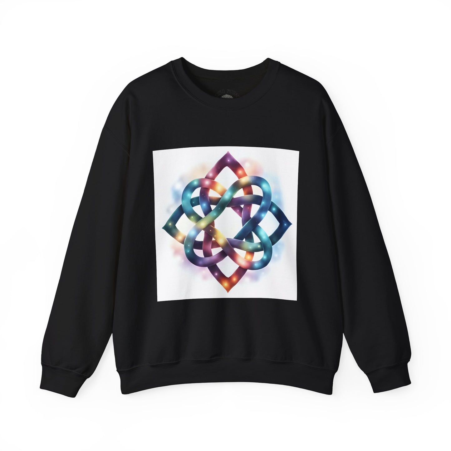 Colorful Infinity Knot Crewneck Sweatshirt | Cozy Unisex Sweatshirt for Every Occasion, Gift for Him, Her, Holidays, Casual Wear - Celtic Scents