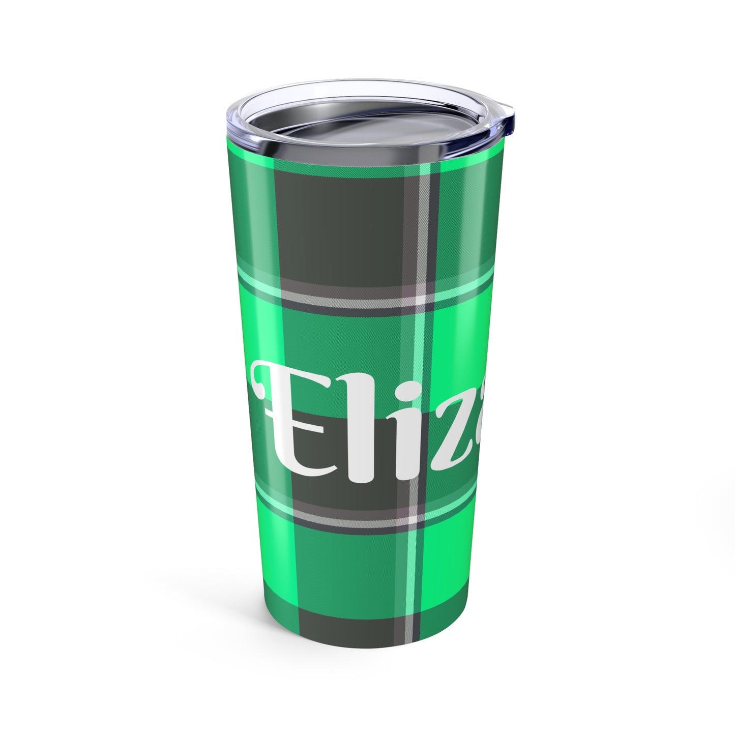 Plaid Personalized Tumbler, Custom Travel Mug, Insulated Drinkware, Eco-Friendly Cup, Perfect for Gifts - Celtic Scents