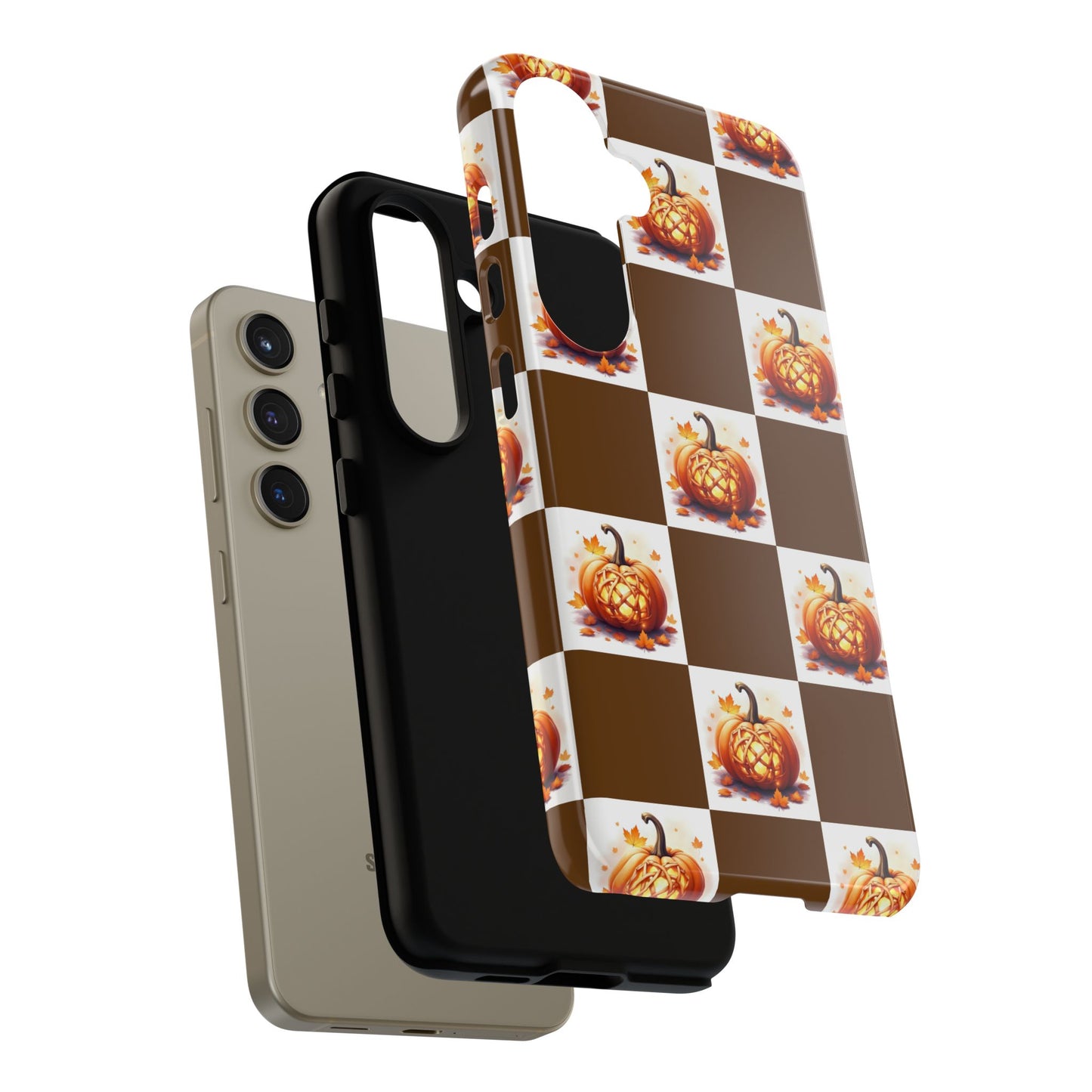 Pumpkin Phone Case, Fall Decor, Halloween Gift, Autumn Accessories, Cute Smartphone Cover, Tough Cases