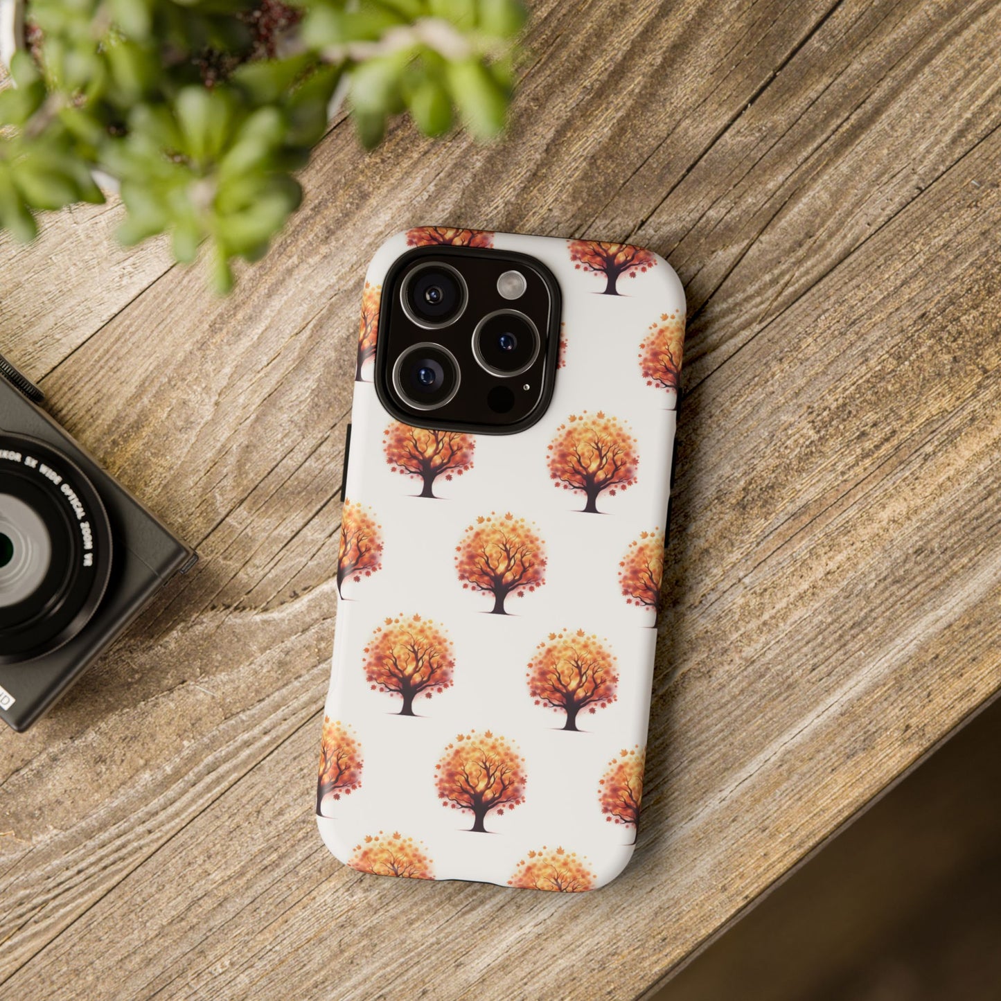 Autumn Tree Phone Case, Fall Phone Cover, Nature Inspired Case, Gift for Outdoorsy Friends, Seasonal Accessories, Eco-Friendly Phone Case