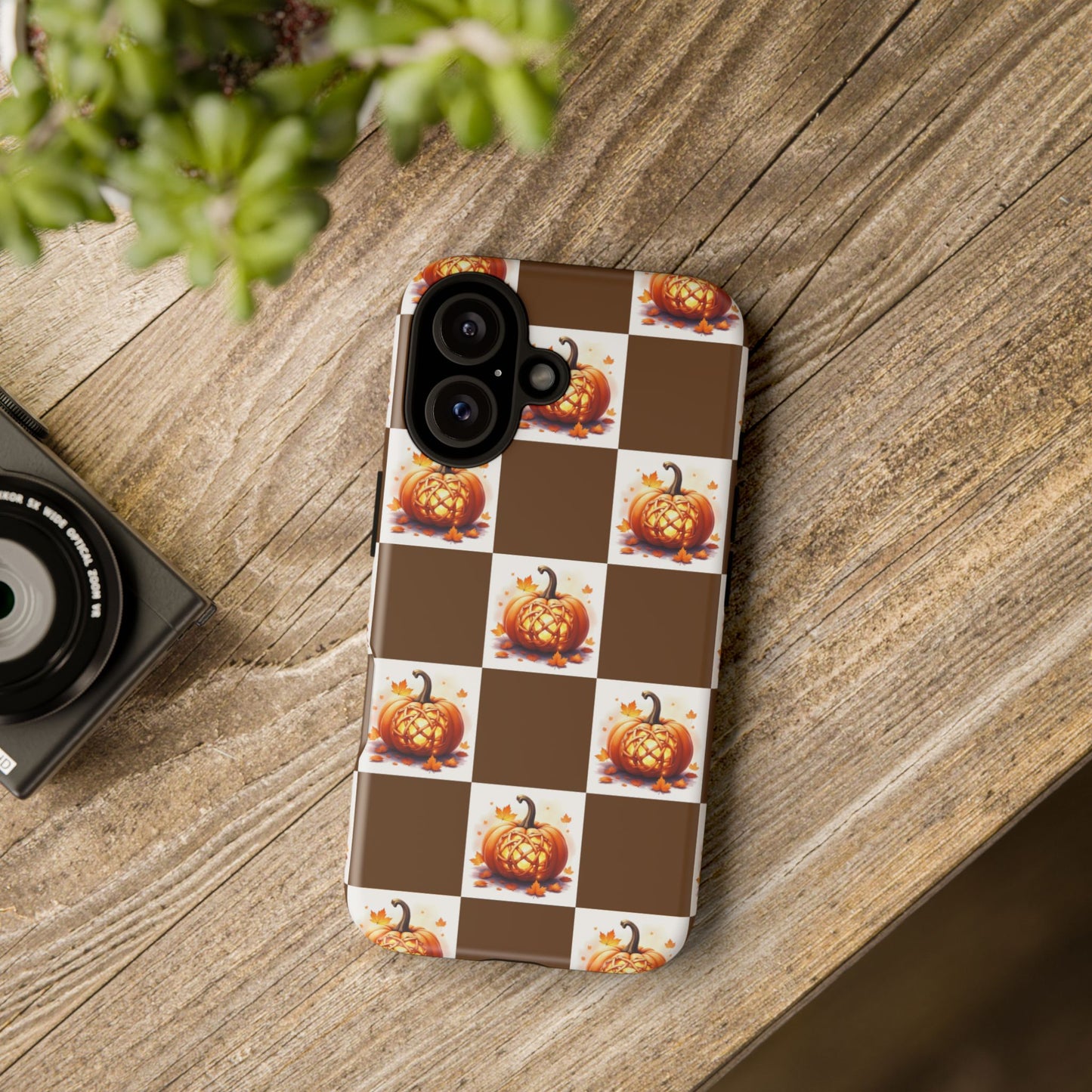 Pumpkin Phone Case, Fall Decor, Halloween Gift, Autumn Accessories, Cute Smartphone Cover, Tough Cases
