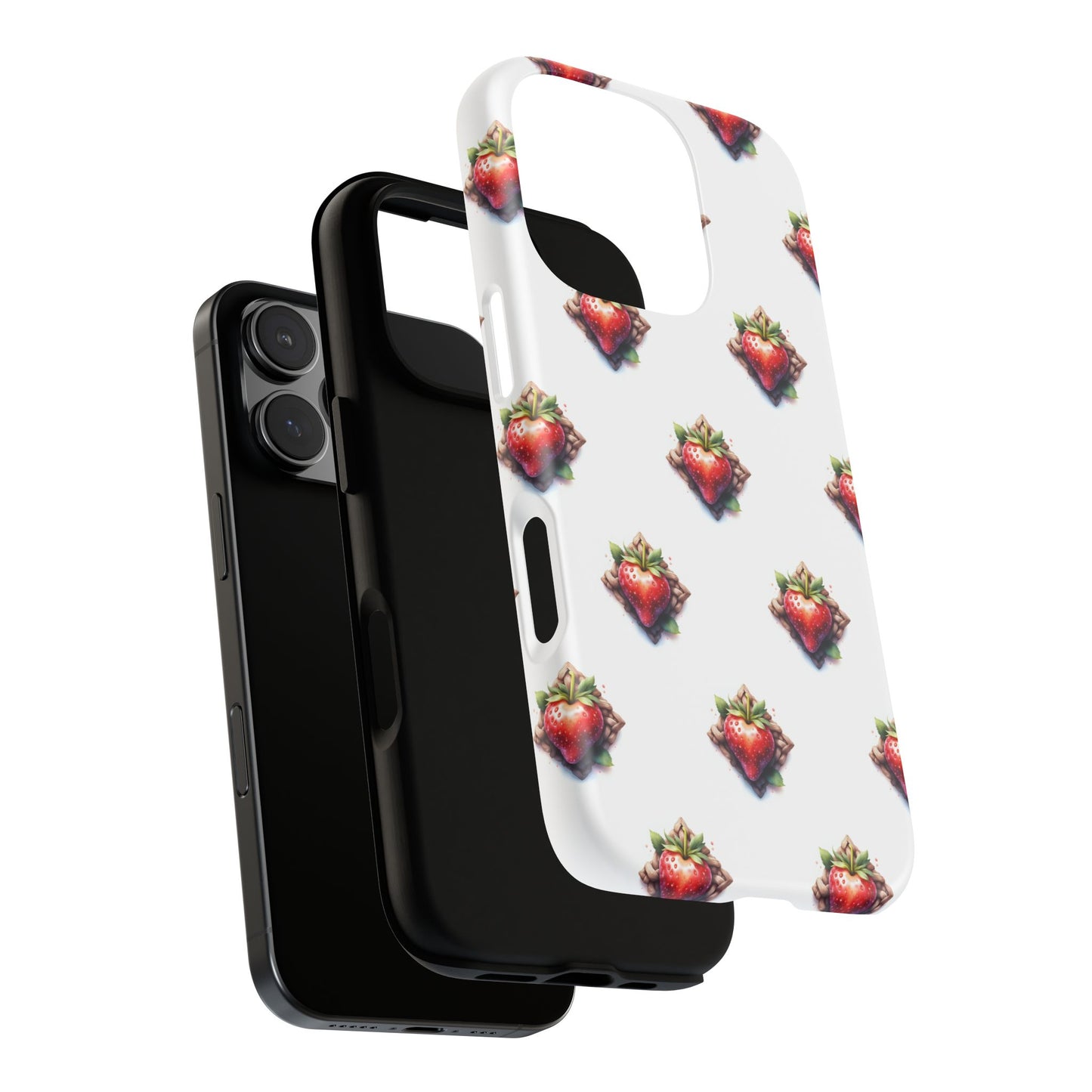 Strawberry Celtic Knot Phone Case, Cute Phone Cover, Gift for Her, Custom Smartphone Case, Funky Accessories, Valentine's Day Gift
