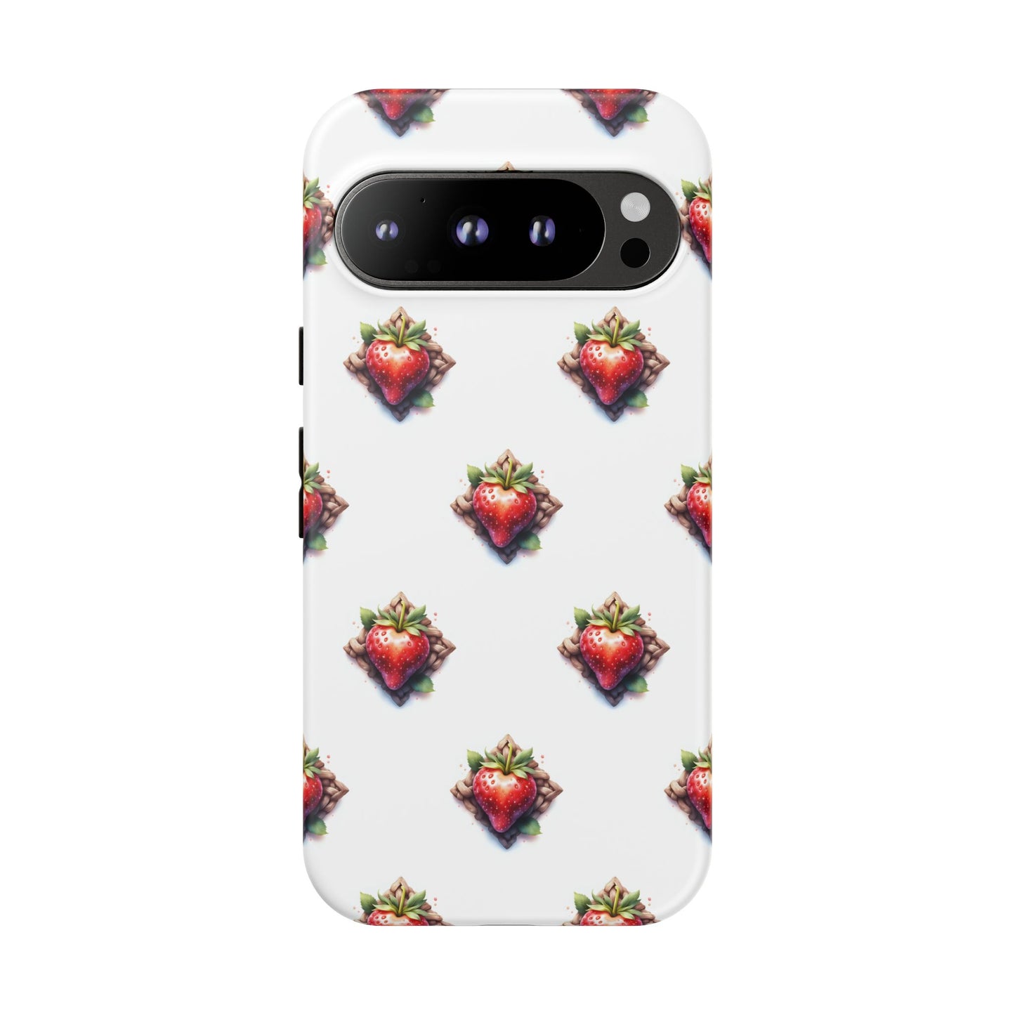 Strawberry Celtic Knot Phone Case, Cute Phone Cover, Gift for Her, Custom Smartphone Case, Funky Accessories, Valentine's Day Gift