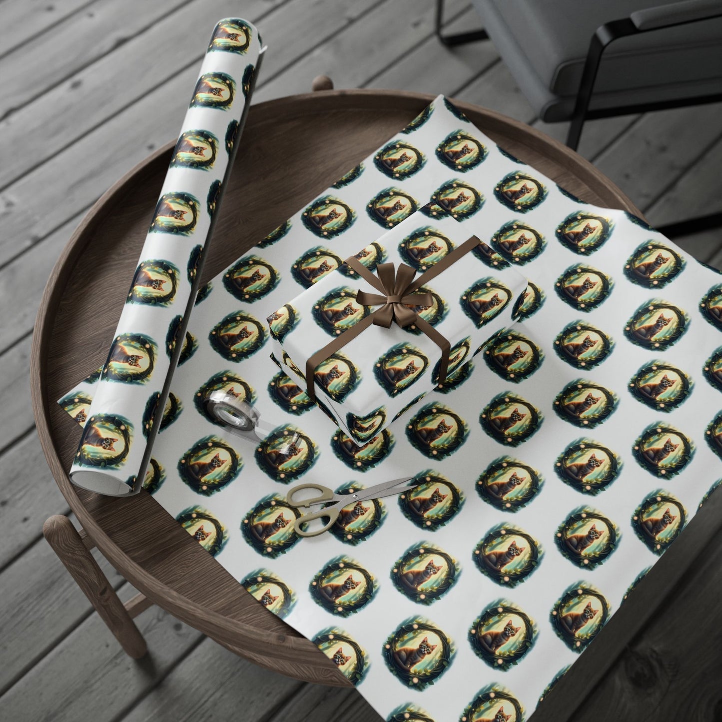 Kitten Wrapping Paper, Unique Gift Wrap for Birthdays, Holidays, Celebrations, Custom Designs, Eco-Friendly Options - Celtic Scents