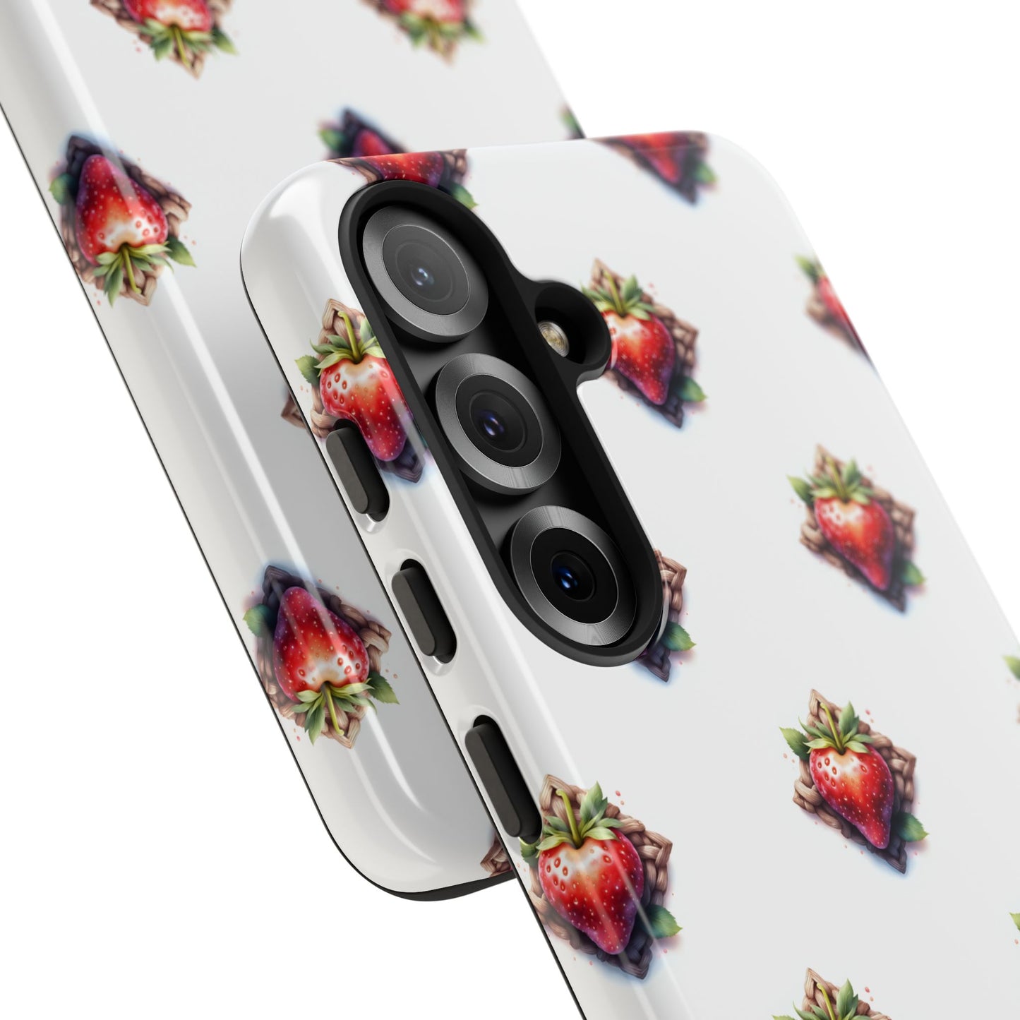 Strawberry Celtic Knot Phone Case, Cute Phone Cover, Gift for Her, Custom Smartphone Case, Funky Accessories, Valentine's Day Gift