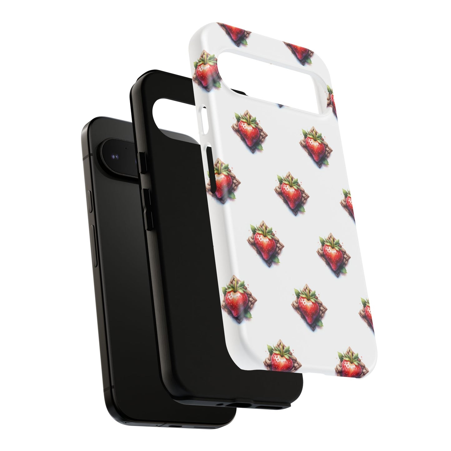 Strawberry Celtic Knot Phone Case, Cute Phone Cover, Gift for Her, Custom Smartphone Case, Funky Accessories, Valentine's Day Gift