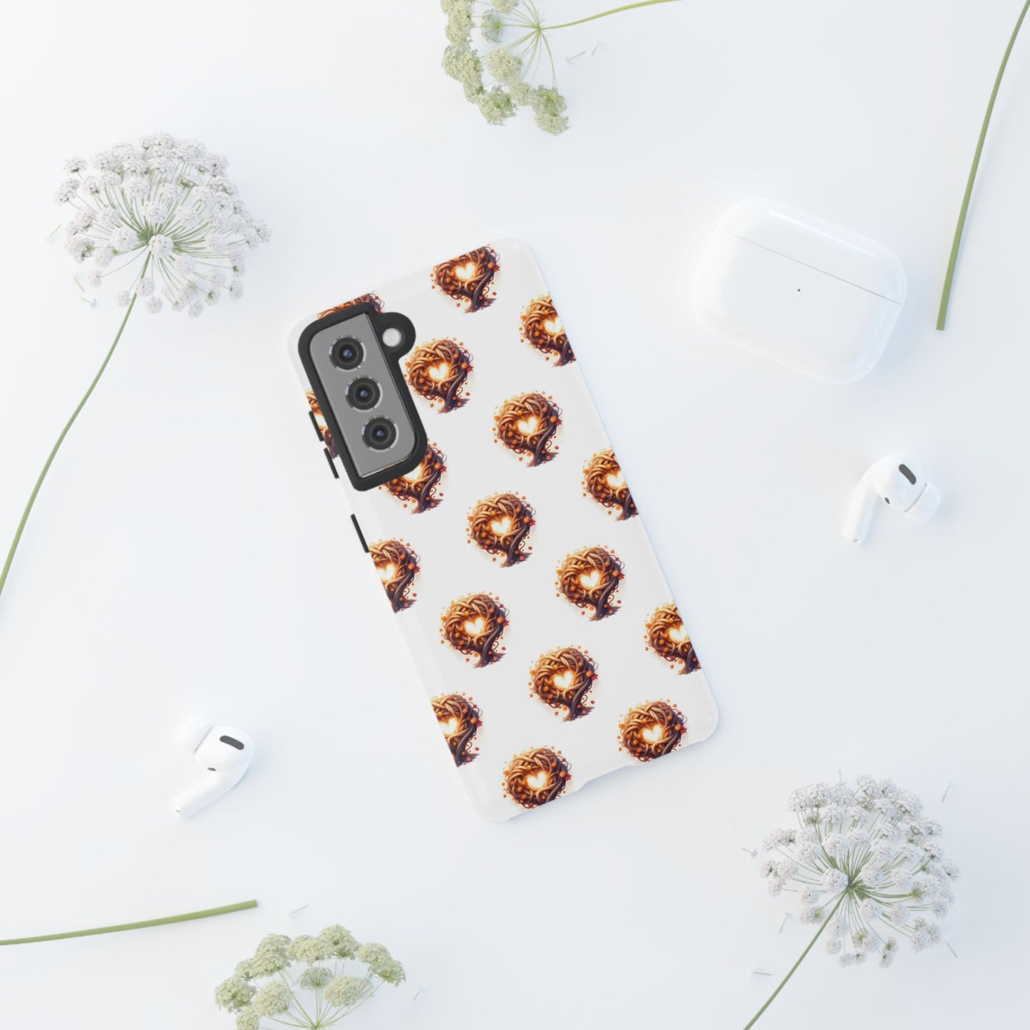 Stylish Phone Case, Tough Cases with Unique Design, Durable Smartphone Cover, Gift for Tech Lovers, Trendy Phone Accessory, Autumn Design
