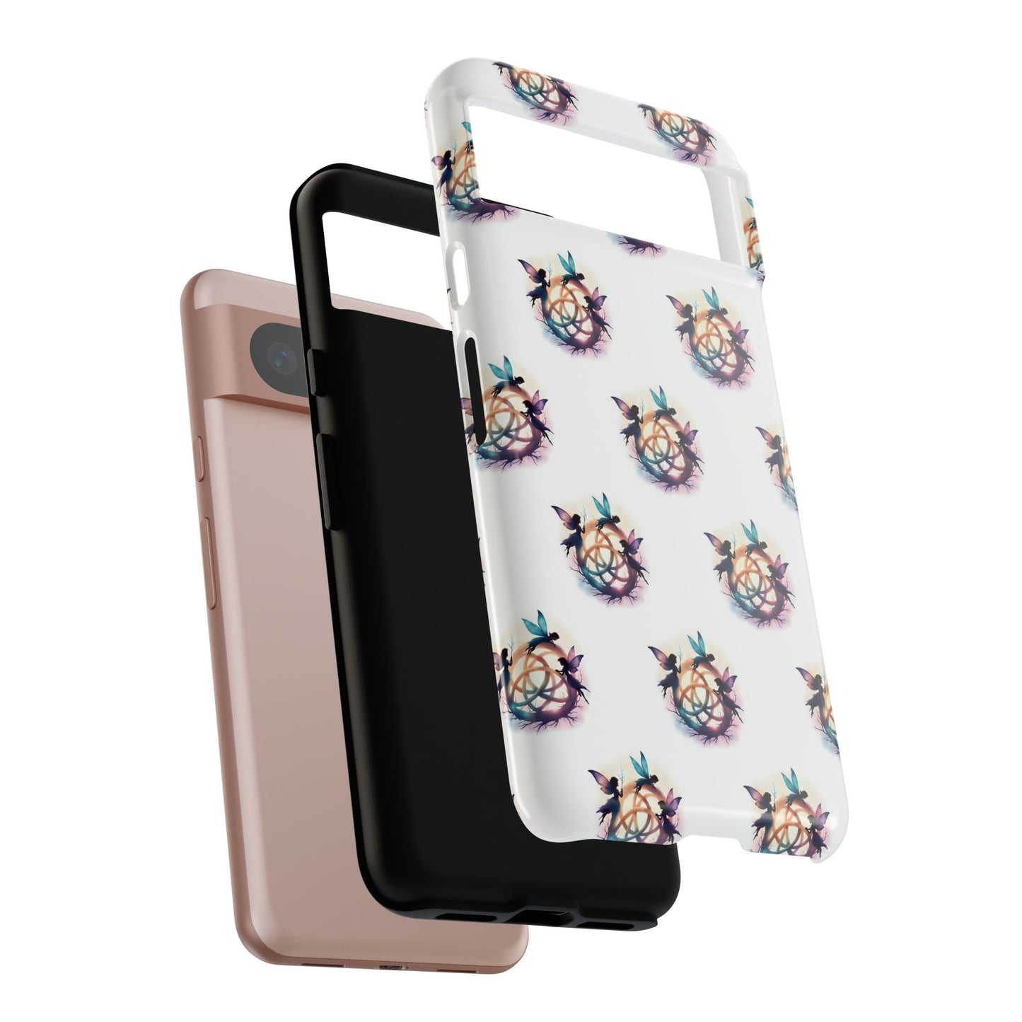 Tough Cases - Celtic Fairies Phone Case, Colorful Phone Cover, Fairy Lover Gift, Trendy Smartphone Accessory
